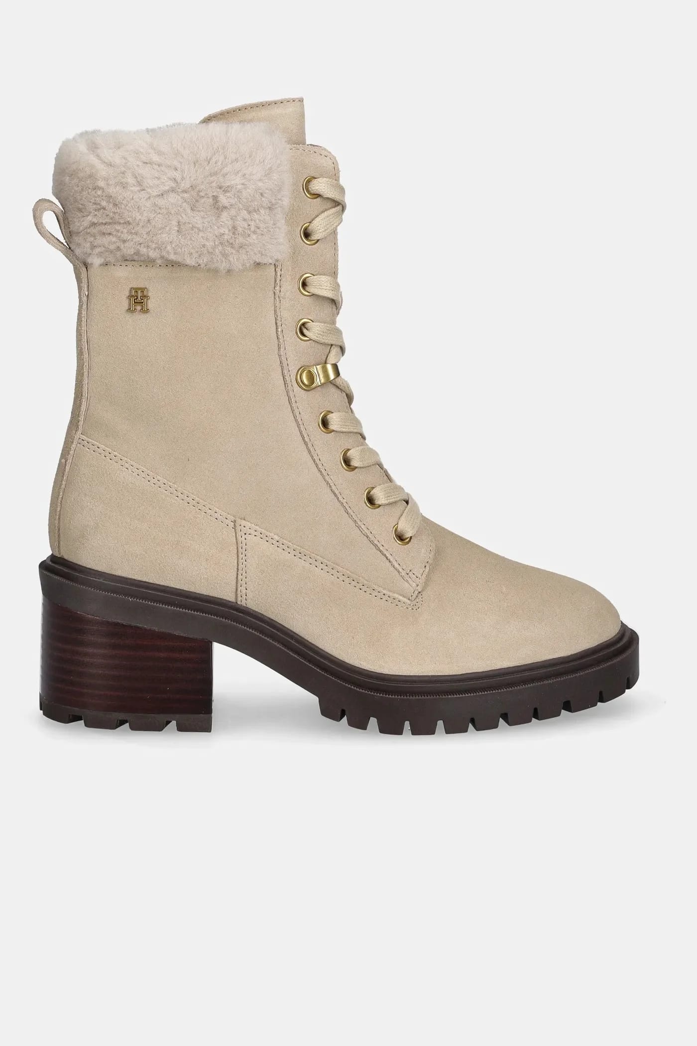 замшевые ботильоны TH SEARLING LACE UP BOOT - фото 2
