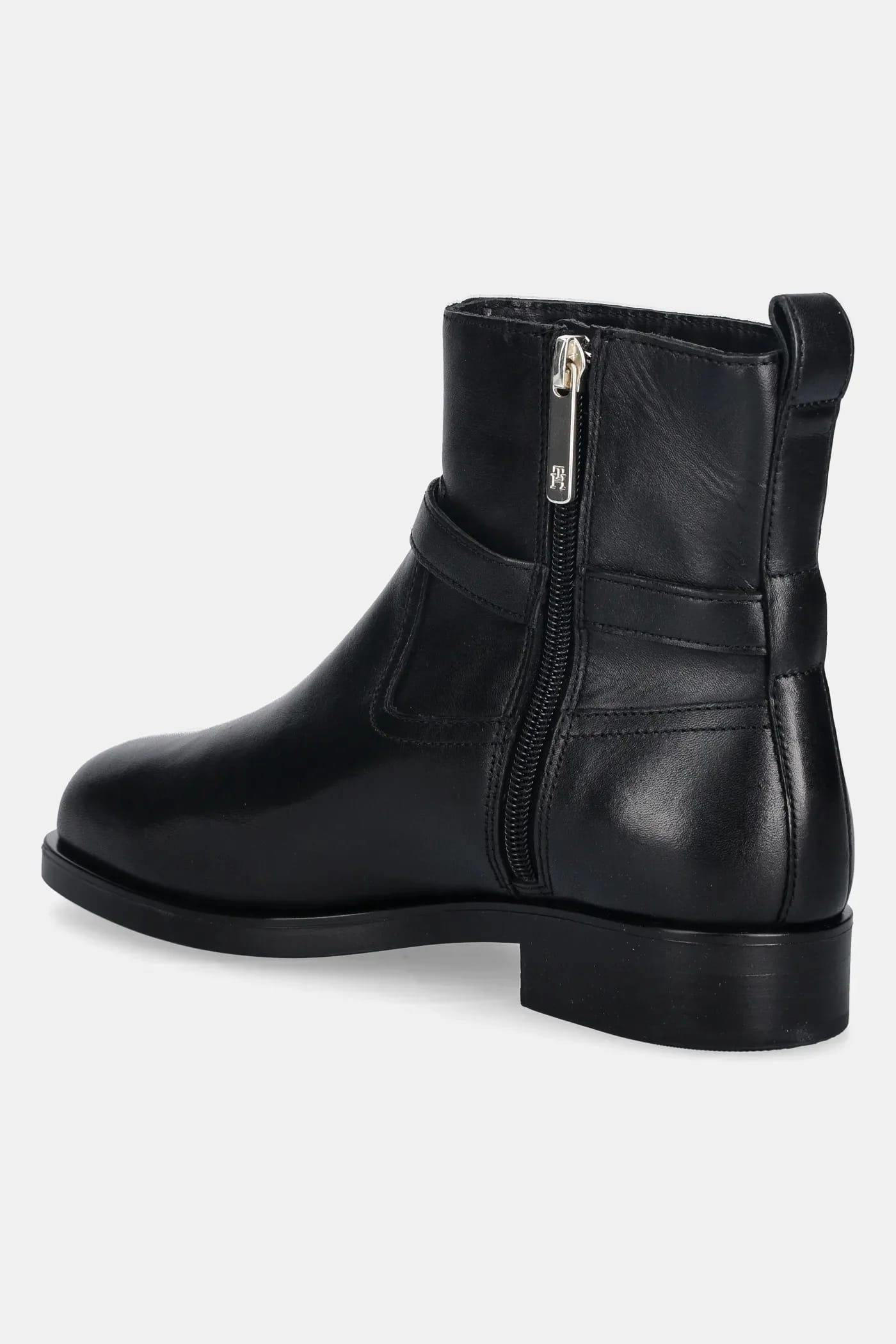 Кожаные ботинки TH BUCKLE RIDING LEATHER BOOTIE - фото 3