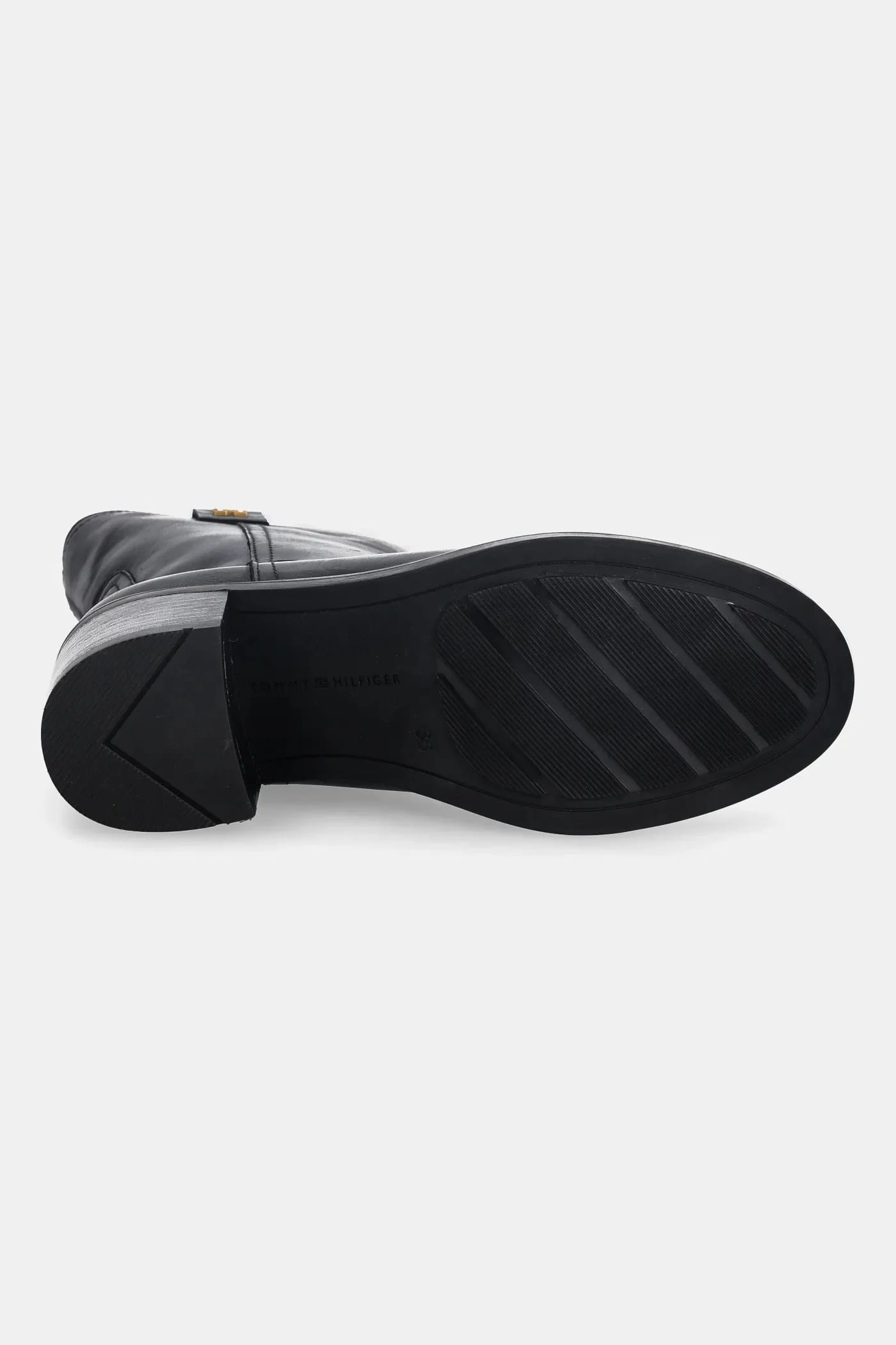 Кожаные ботильоны RIDING LTHR MID BOOT BLOCK HEEL - фото 5