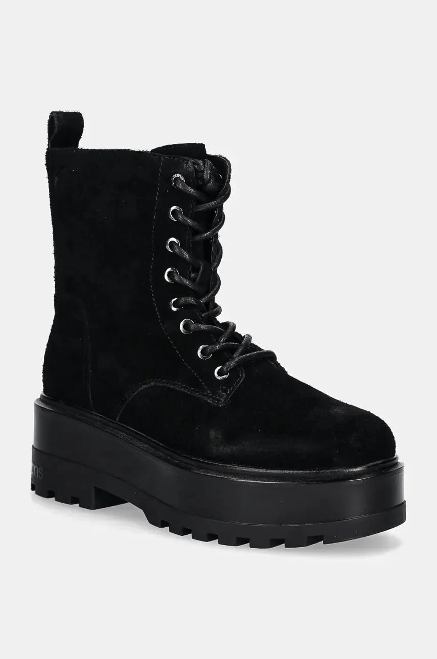 Замшевые сумки FLATFORM ZIP LACEUP MG S