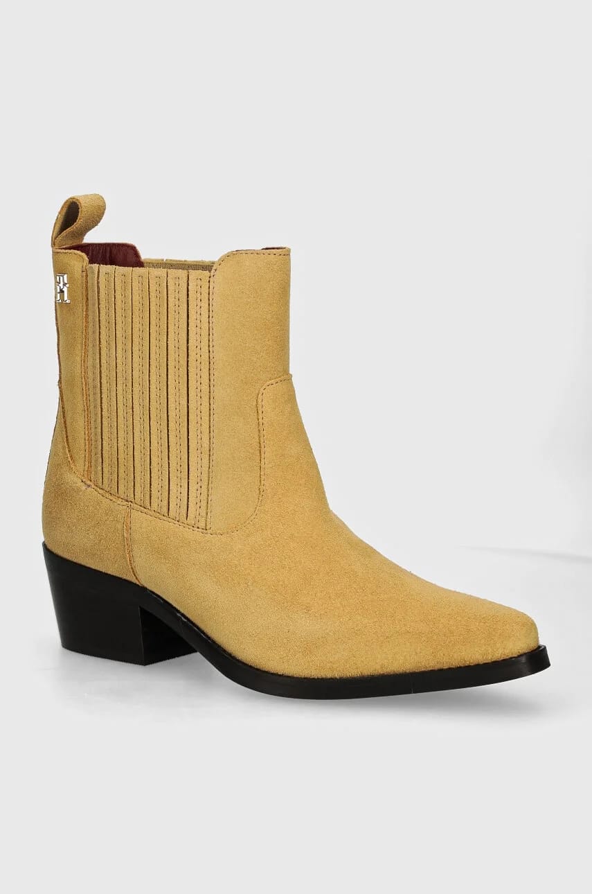 замшевые ботильоны TH SUEDE COWBOY BOOT