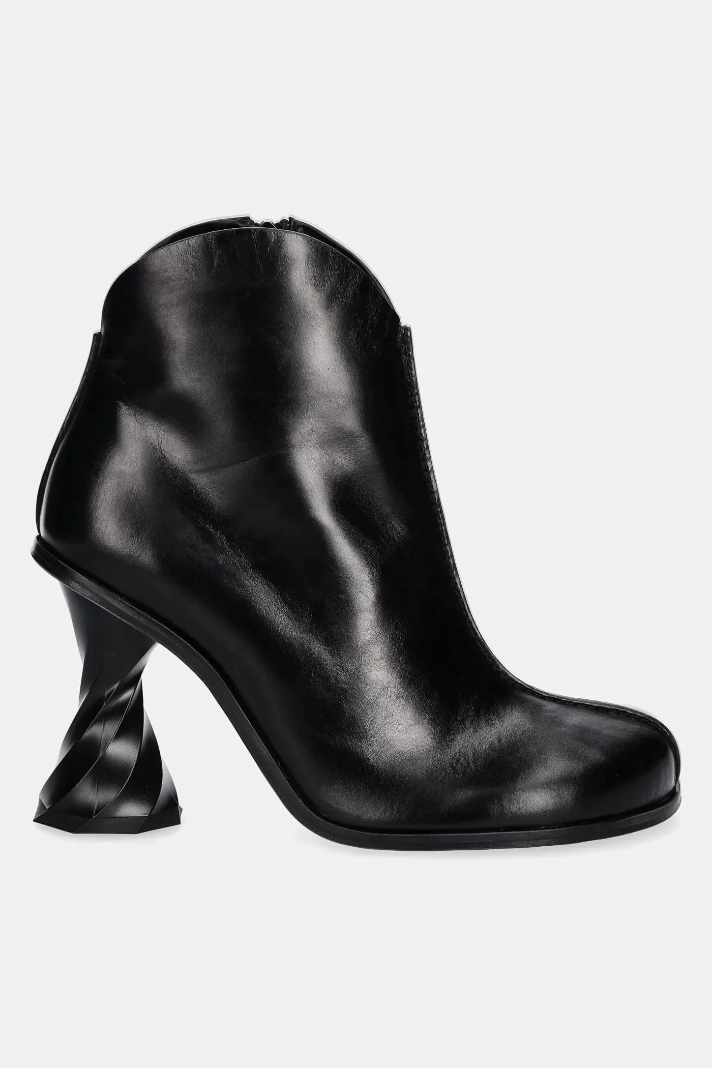 Кожаные ботильоны на каблуке Twist Heel - фото 2