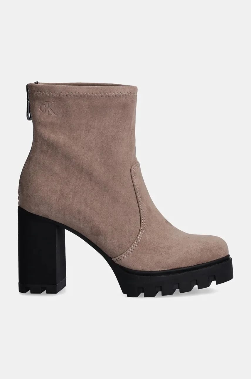 HEEL PLATFORM ZIP BOOT Ботильоны из нержавеющей стали - фото 2