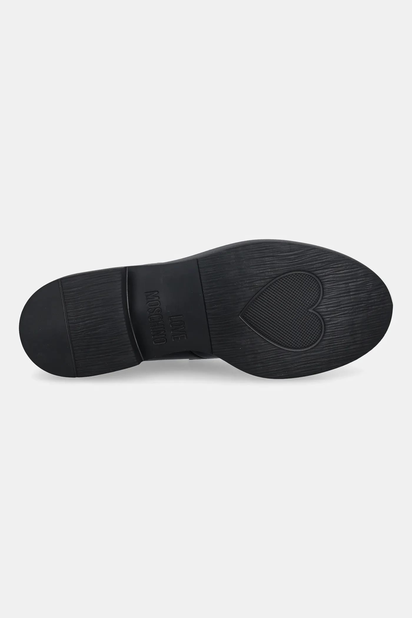 Кожаные мокасины черные для женщин - фото 5