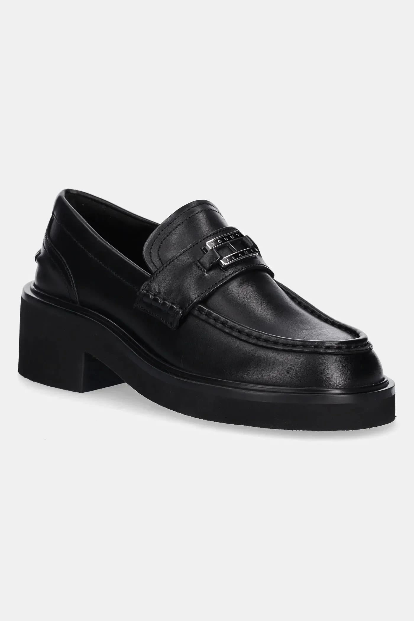 Кожаные мокасины TJW CHUNKY HEEL LOAFER