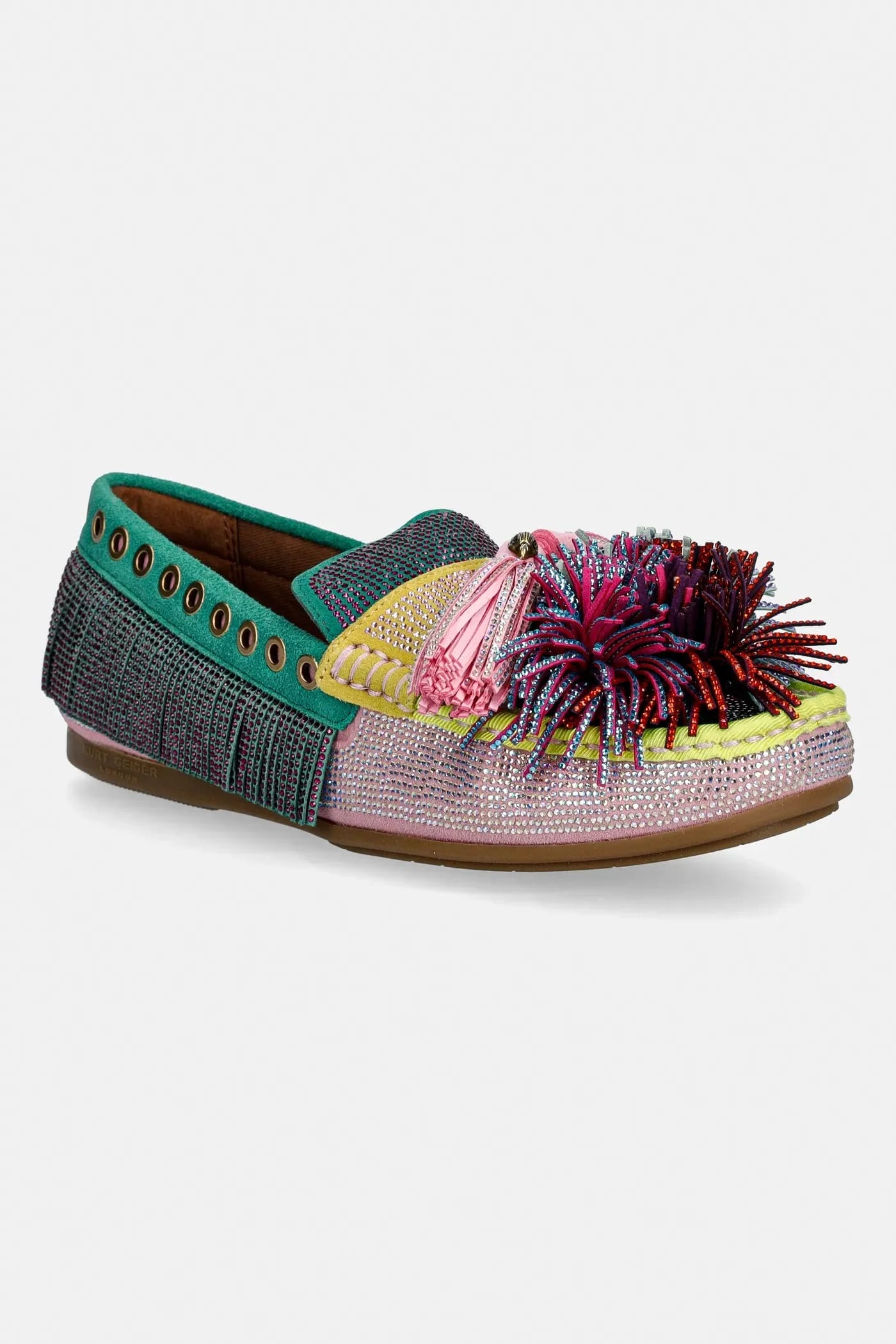 Pom Pom Moccasin замшевые мокасины