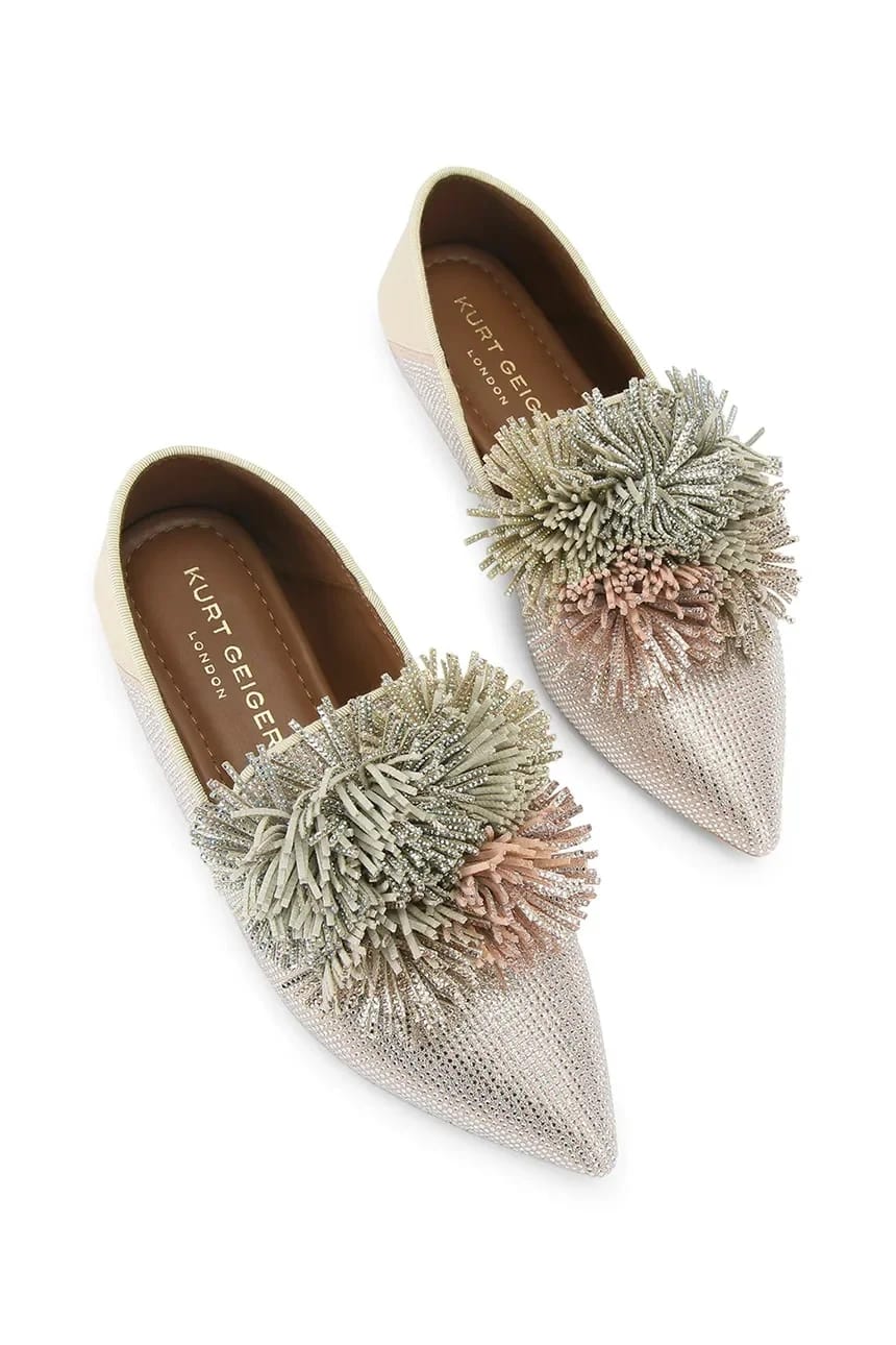 Замшевые мокасины Pom Pom Point Slip On - фото 2