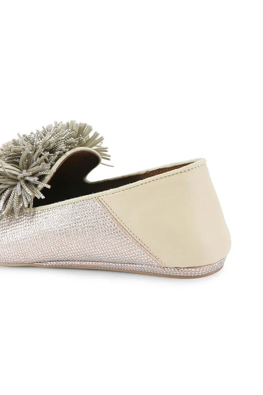 Замшевые мокасины Pom Pom Point Slip On - фото 4