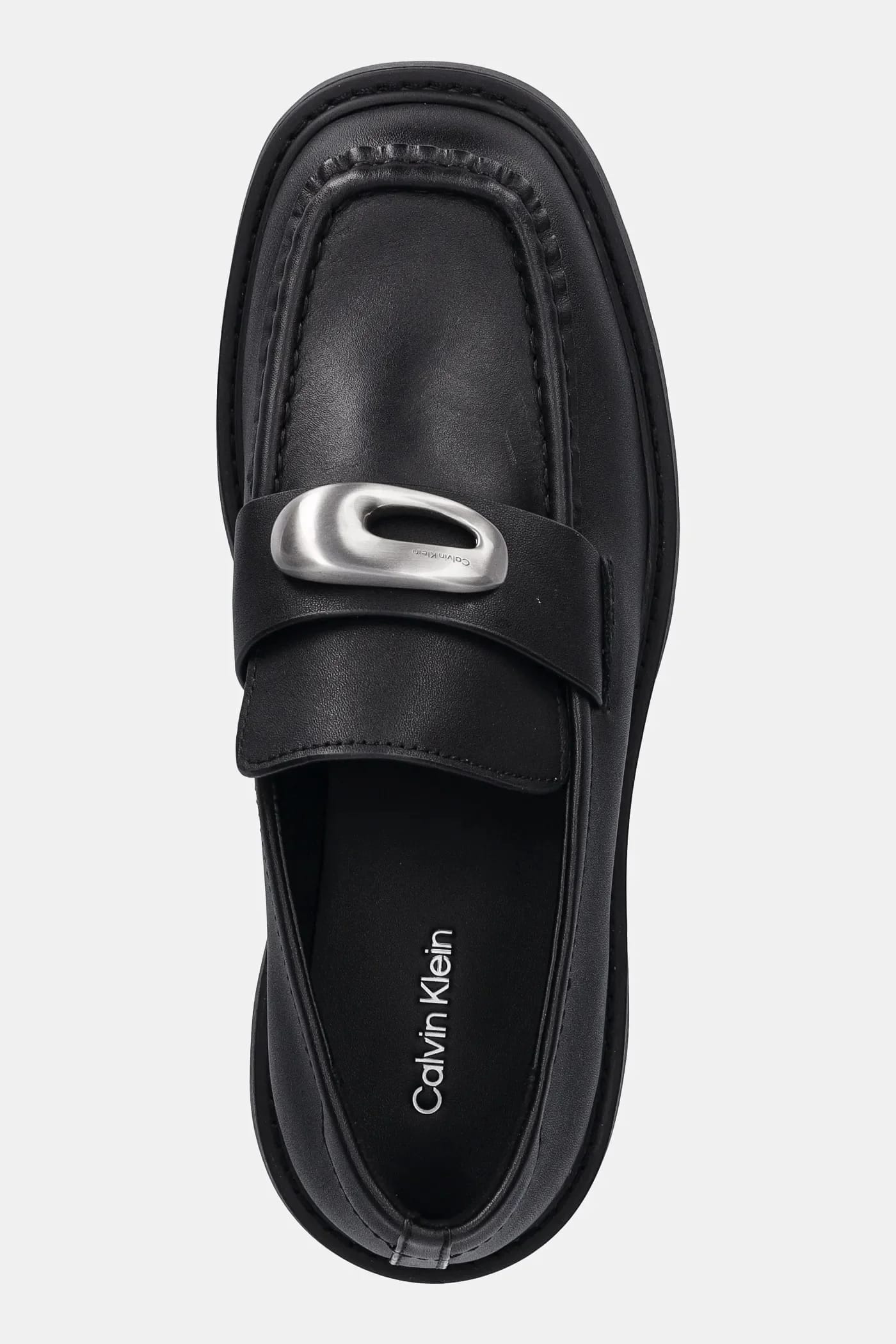 Кожаные мокасины CHUNKY LOAFER LTH HW - фото 4