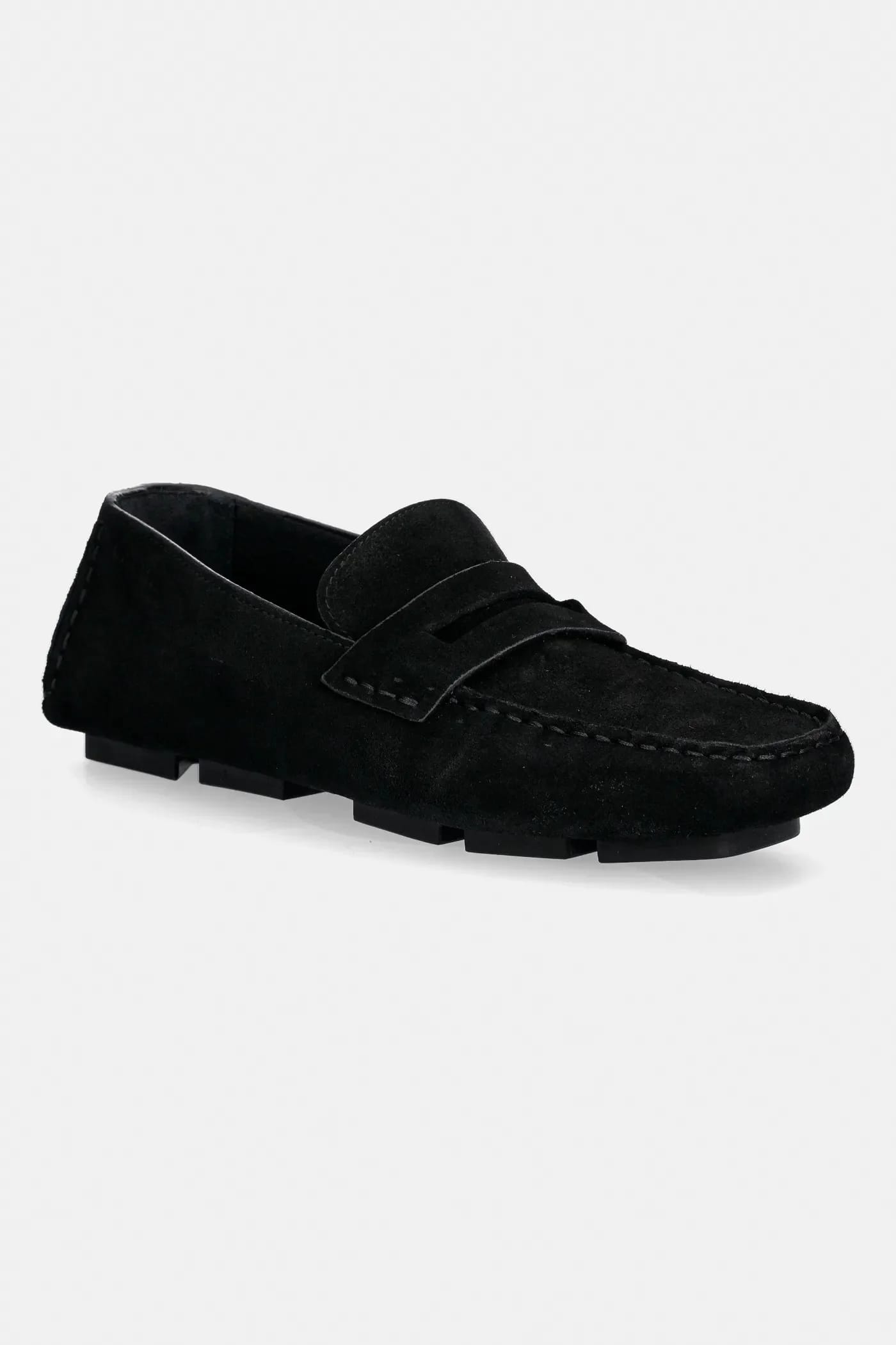 Замшевые мокасины SQUARE DRIVER SUEDE
