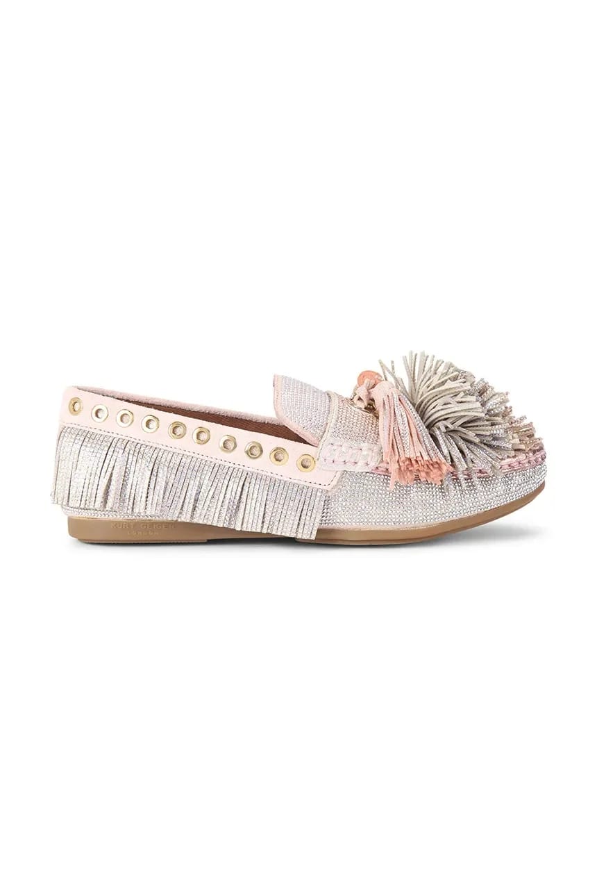 Pom Pom Moccasin замшевые мокасины