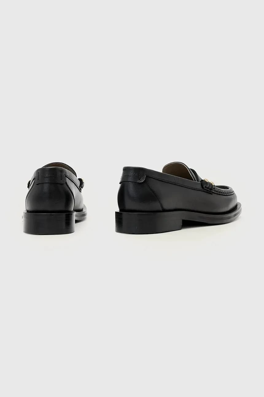 Женские кожаные мокасины Bloom Stud Loafer - фото 3