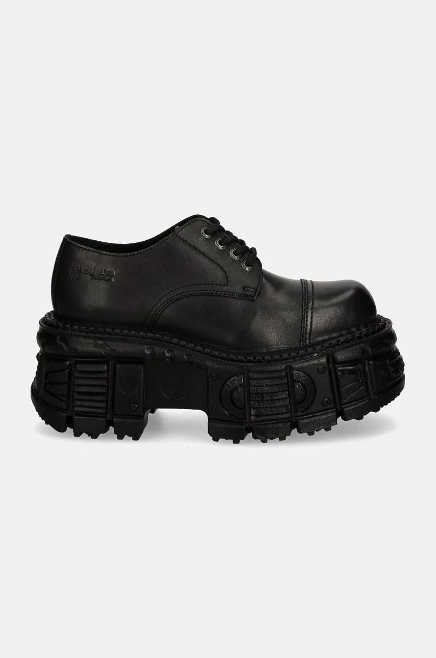 Кожаные туфли CRUST NEGRO + TANK NEGRO - фото 2