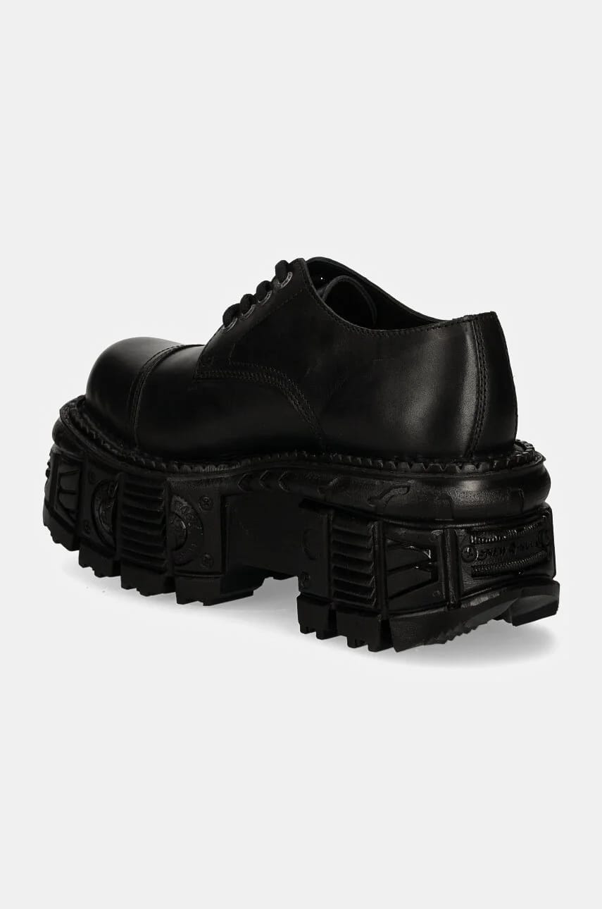 Кожаные туфли CRUST NEGRO + TANK NEGRO - фото 3