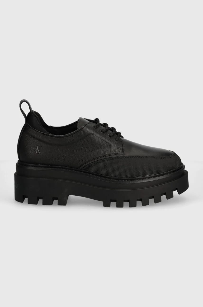 Туфли FLATFORM LACEUP DERBY MG MTL - фото 2