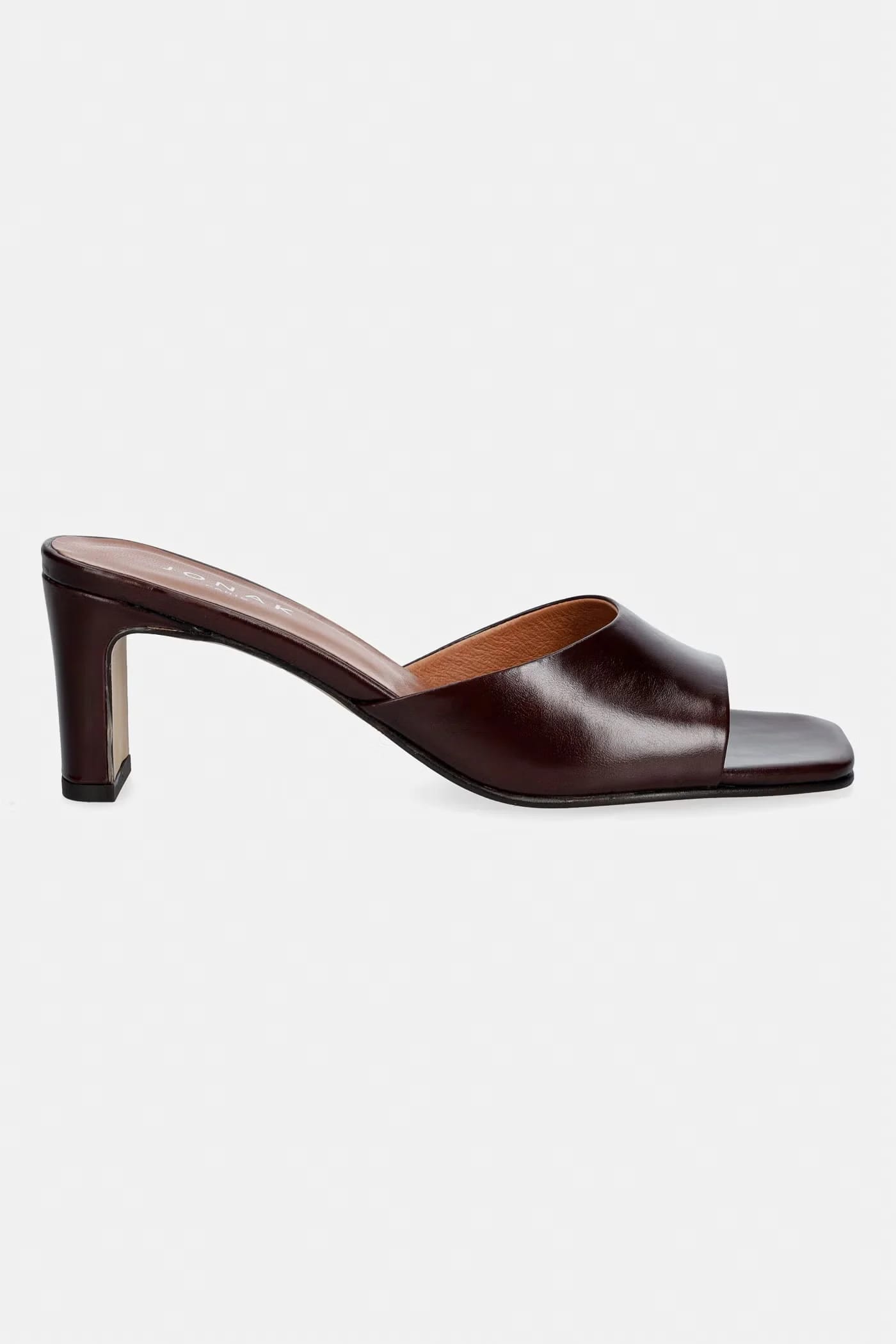DERIVE CUIR Кожаные тапочки Marron fonce - фото 2