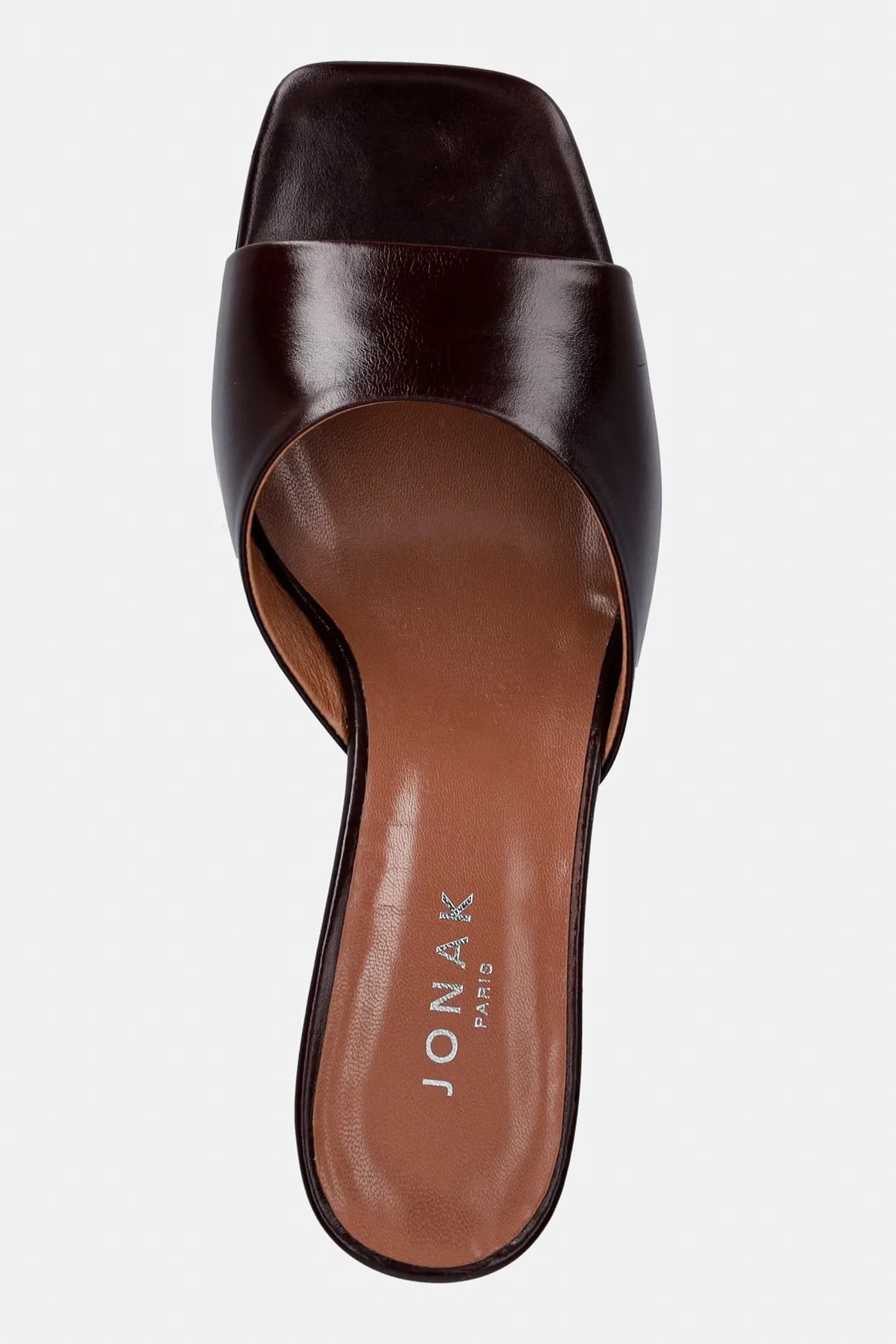 DERIVE CUIR Кожаные тапочки Marron fonce - фото 4