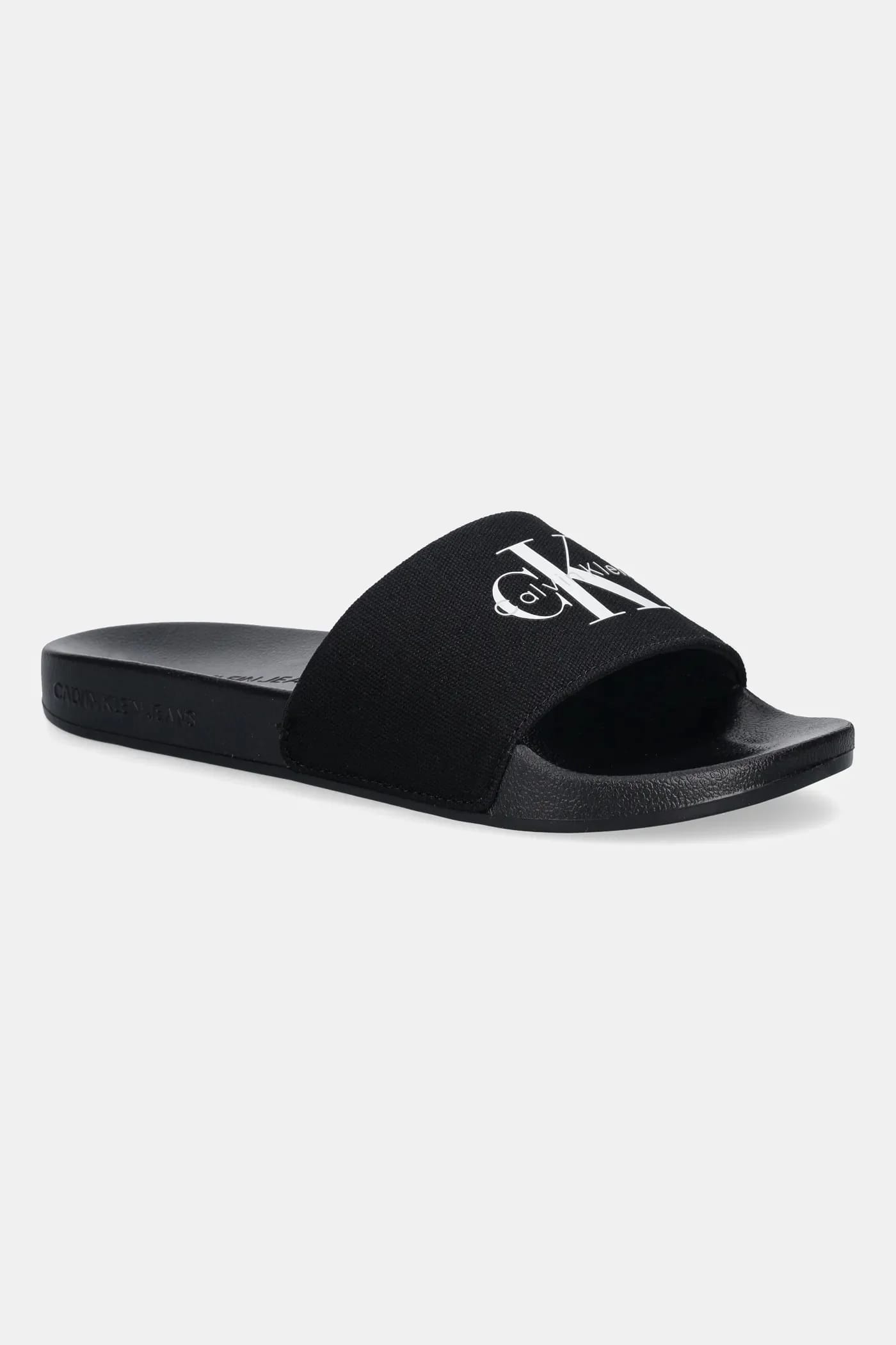 Джинсовые шлепанцы SLIDE MONOGRAM WN LOGO CK