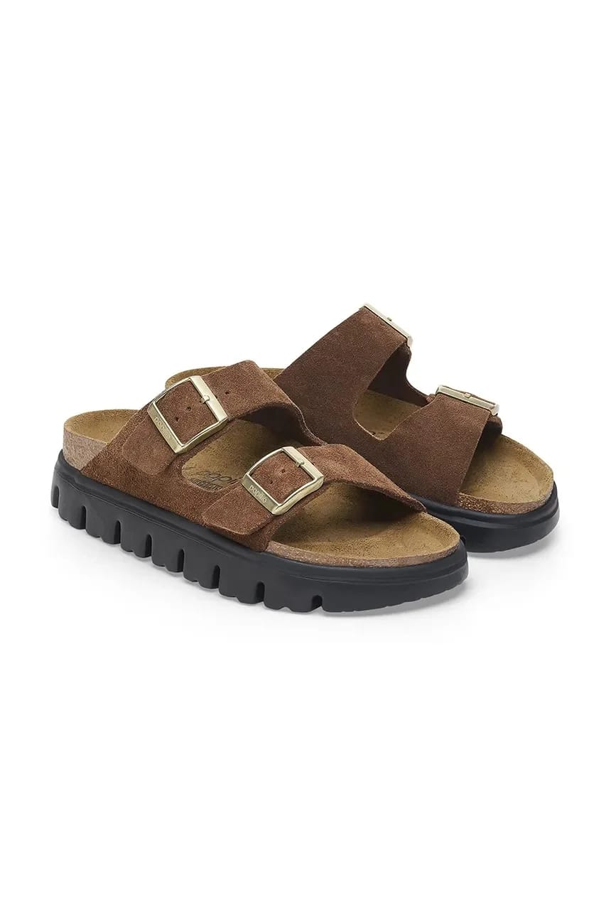 замшевые шлепанцы Arizona Chunky Birkenstock x Papillio - фото 4