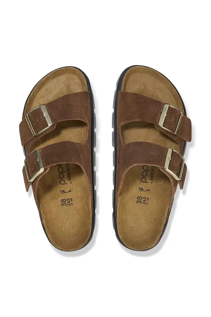 замшевые шлепанцы Arizona Chunky Birkenstock x Papillio - фото 5