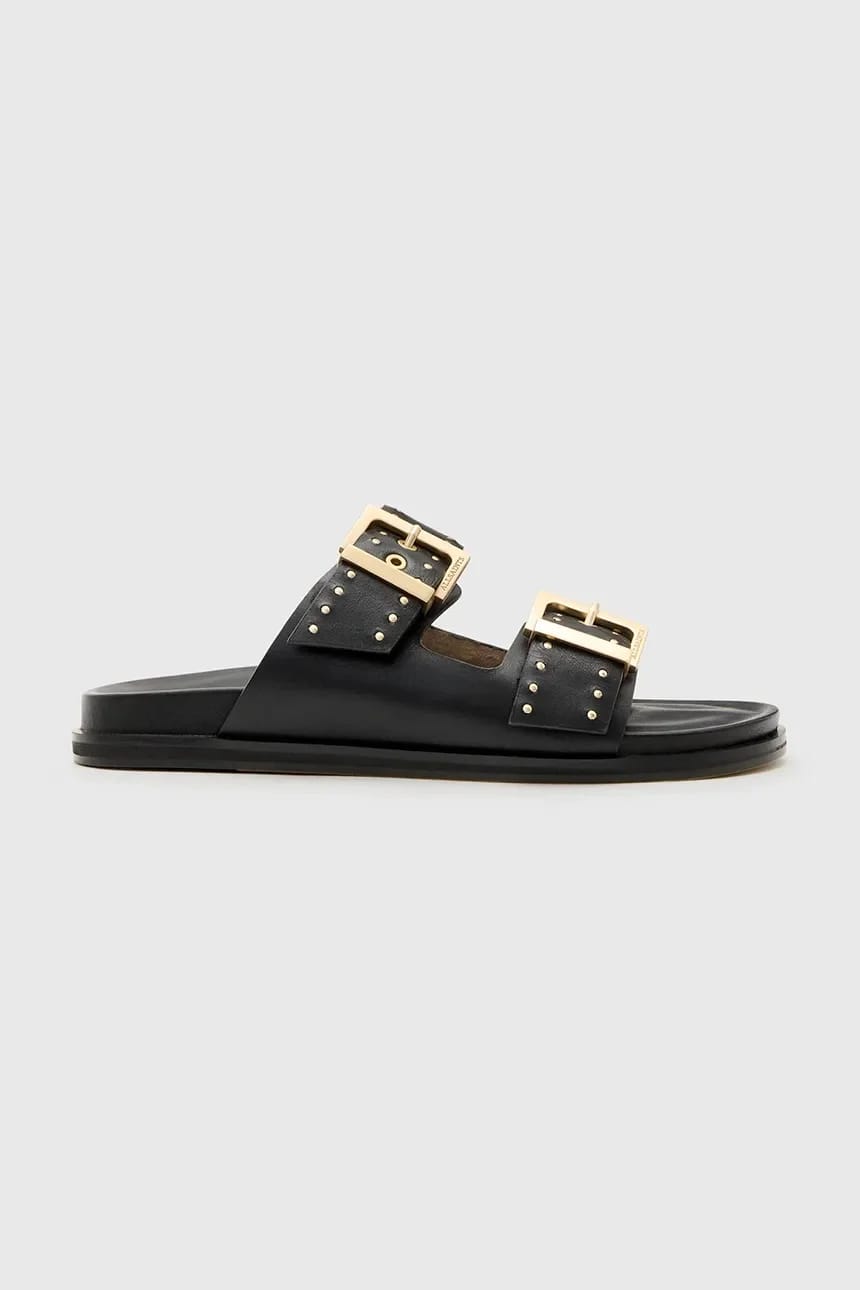 Кожаные шлепанцы Magda с заклепками Sandal