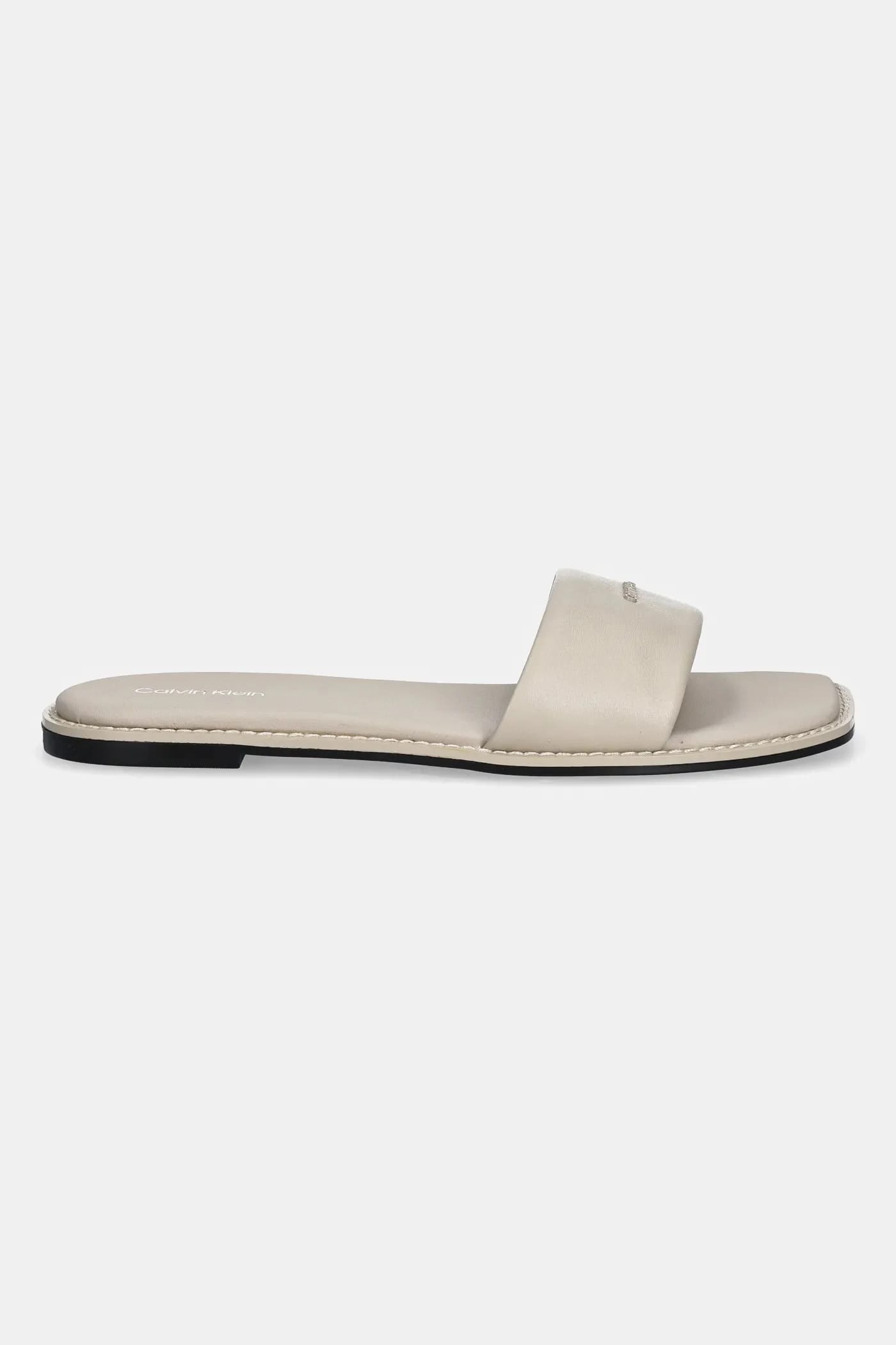 Кожаные шлепанцы FLAT SANDAL SQUARE HF LTH - фото 2