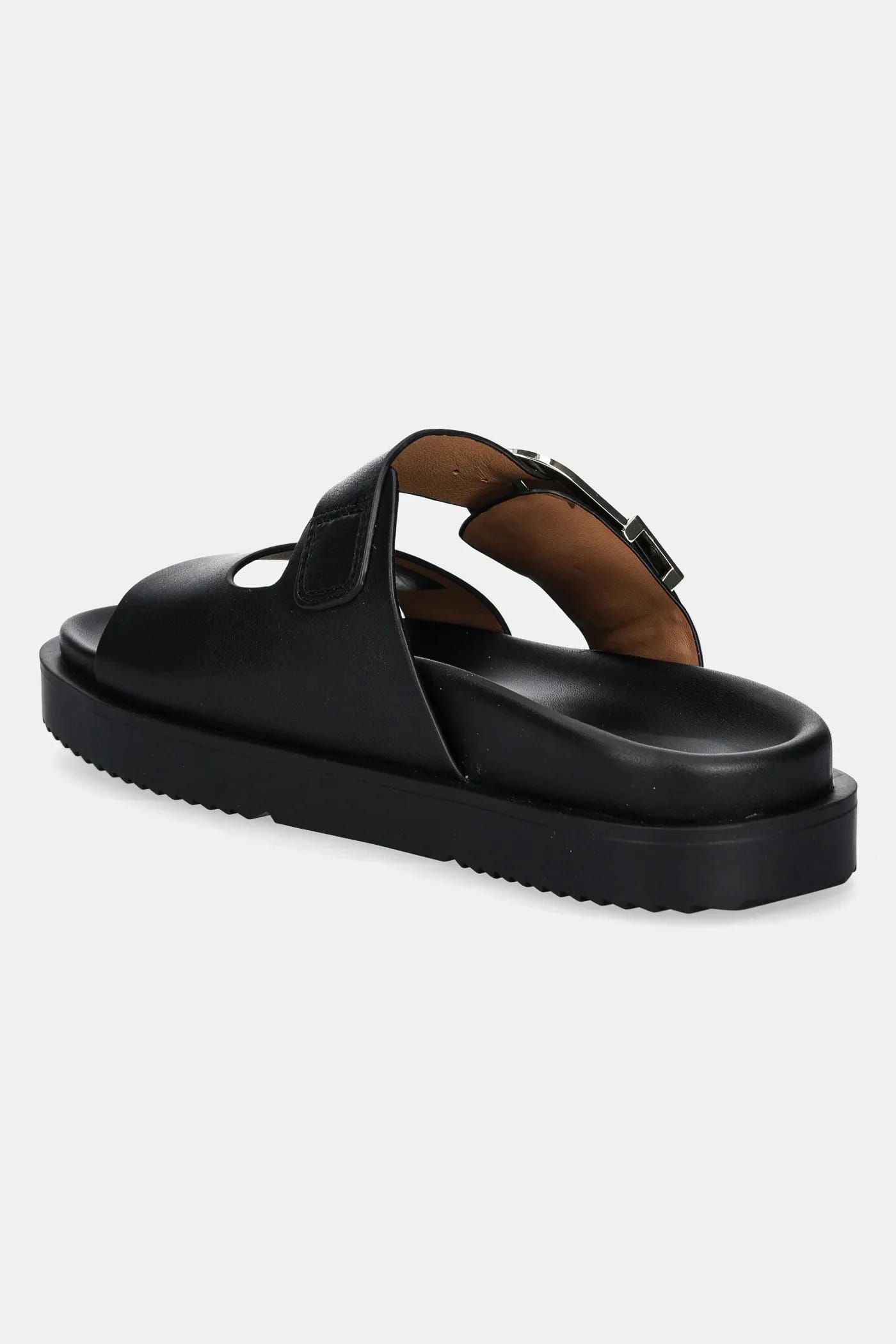Кожаные шлепанцы LEATHER SPORTY MULE - фото 3
