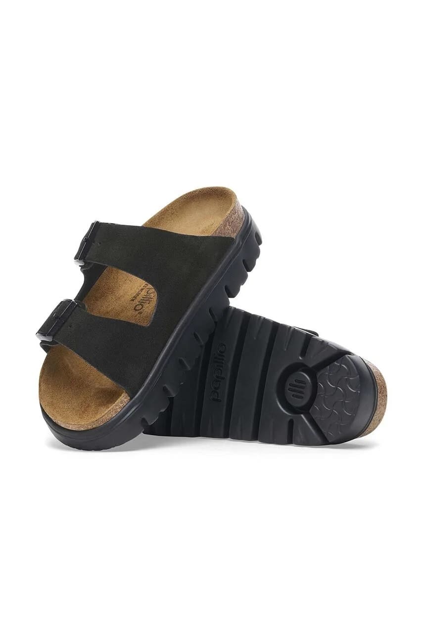 замшевые шлепанцы Arizona Chunky Birkenstock x Papillio - фото 6