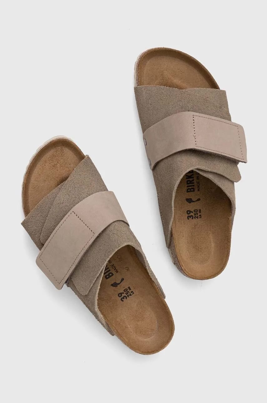 киотские замшевые тапочки - фото 3