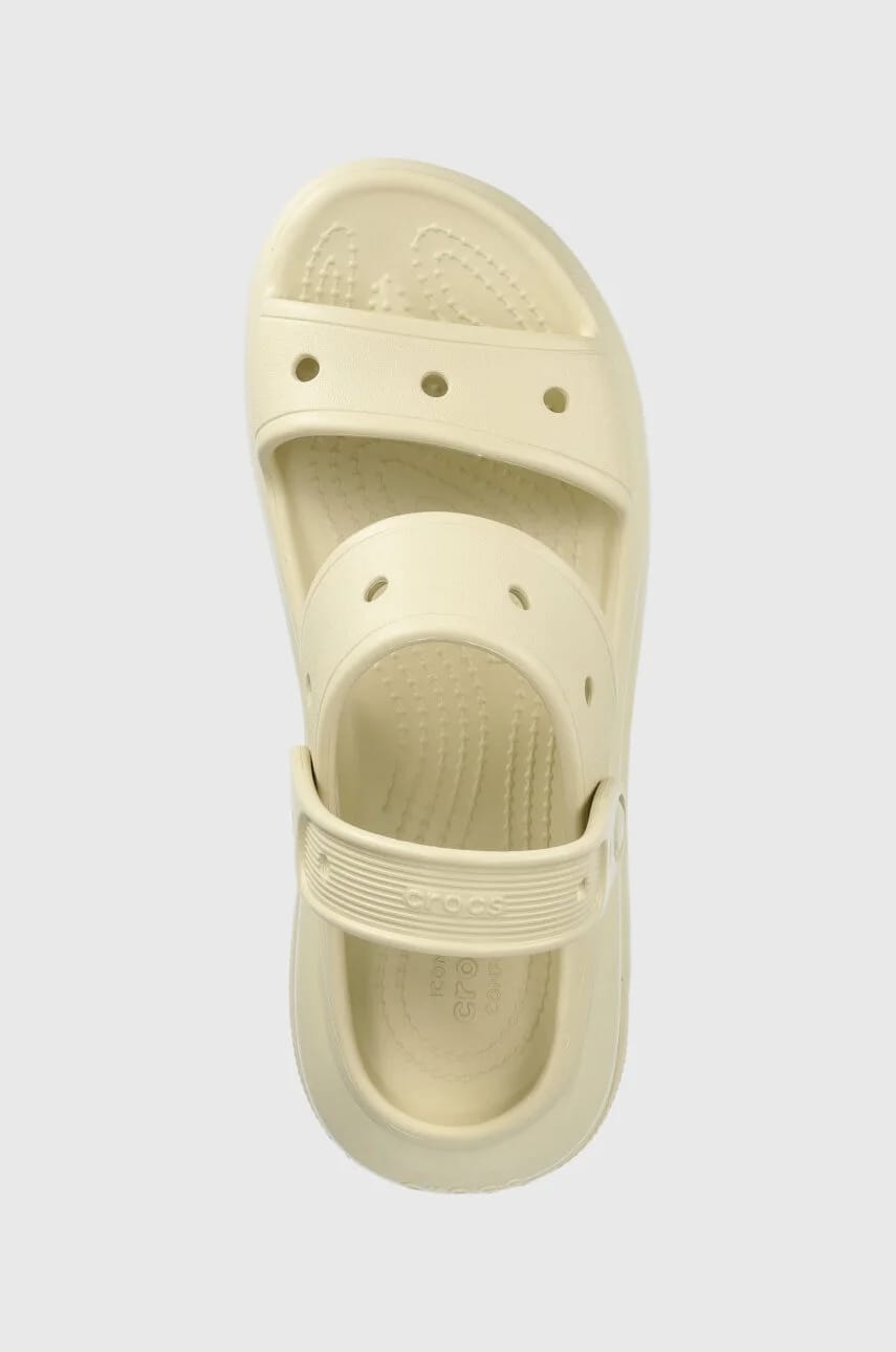 Классические шлепанцы Mega Crush Sandal бежевые для женщин - фото 4