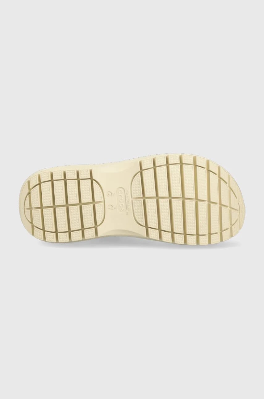 Классические шлепанцы Mega Crush Sandal бежевые для женщин - фото 5