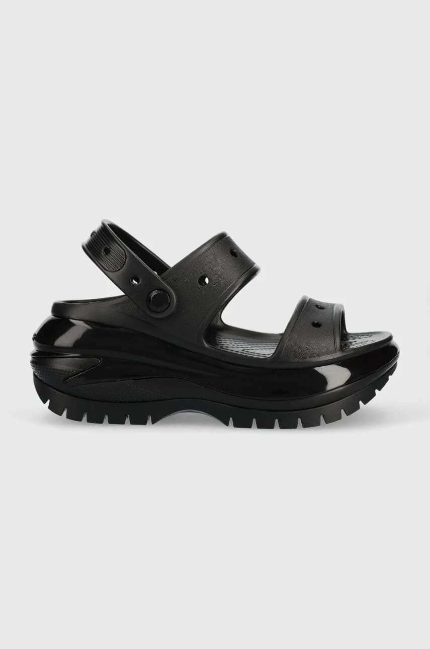 Классические шлепанцы Mega Crush Sandal черные для женщин