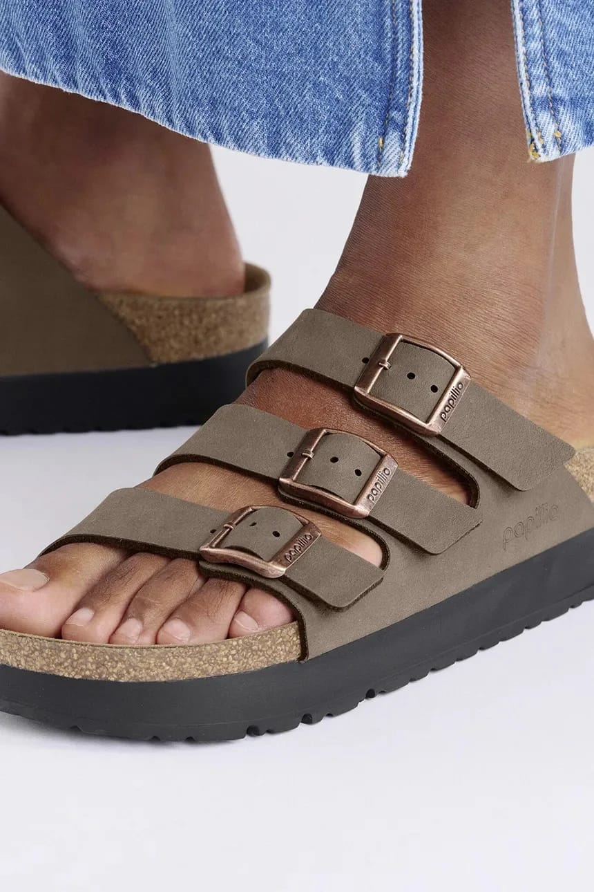 Веганские шлепанцы Florida III Flex Platform Birkenstock x Papillio - фото 8