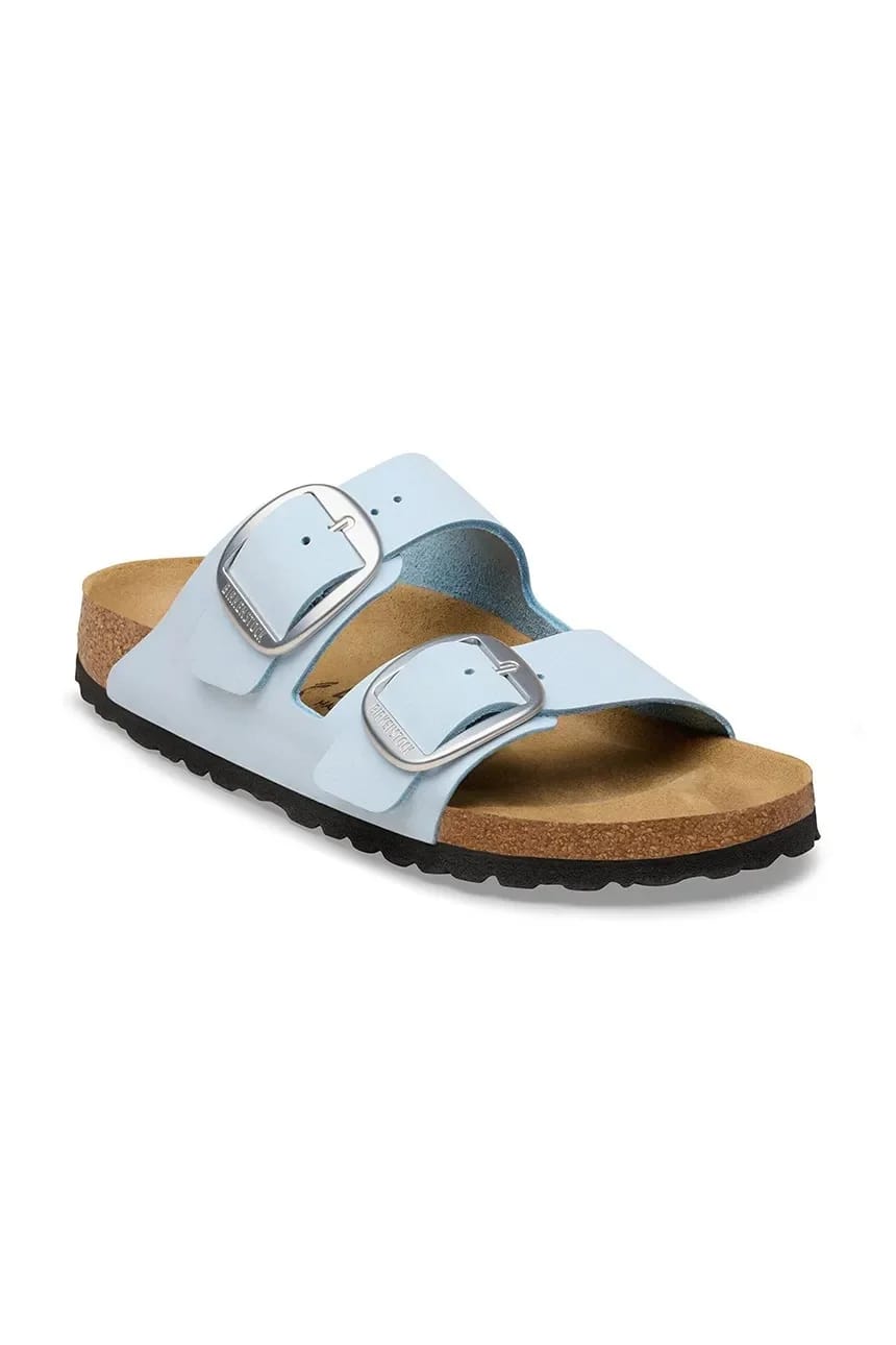 Женские тапочки Arizona Big Buckle из нубука - фото 2