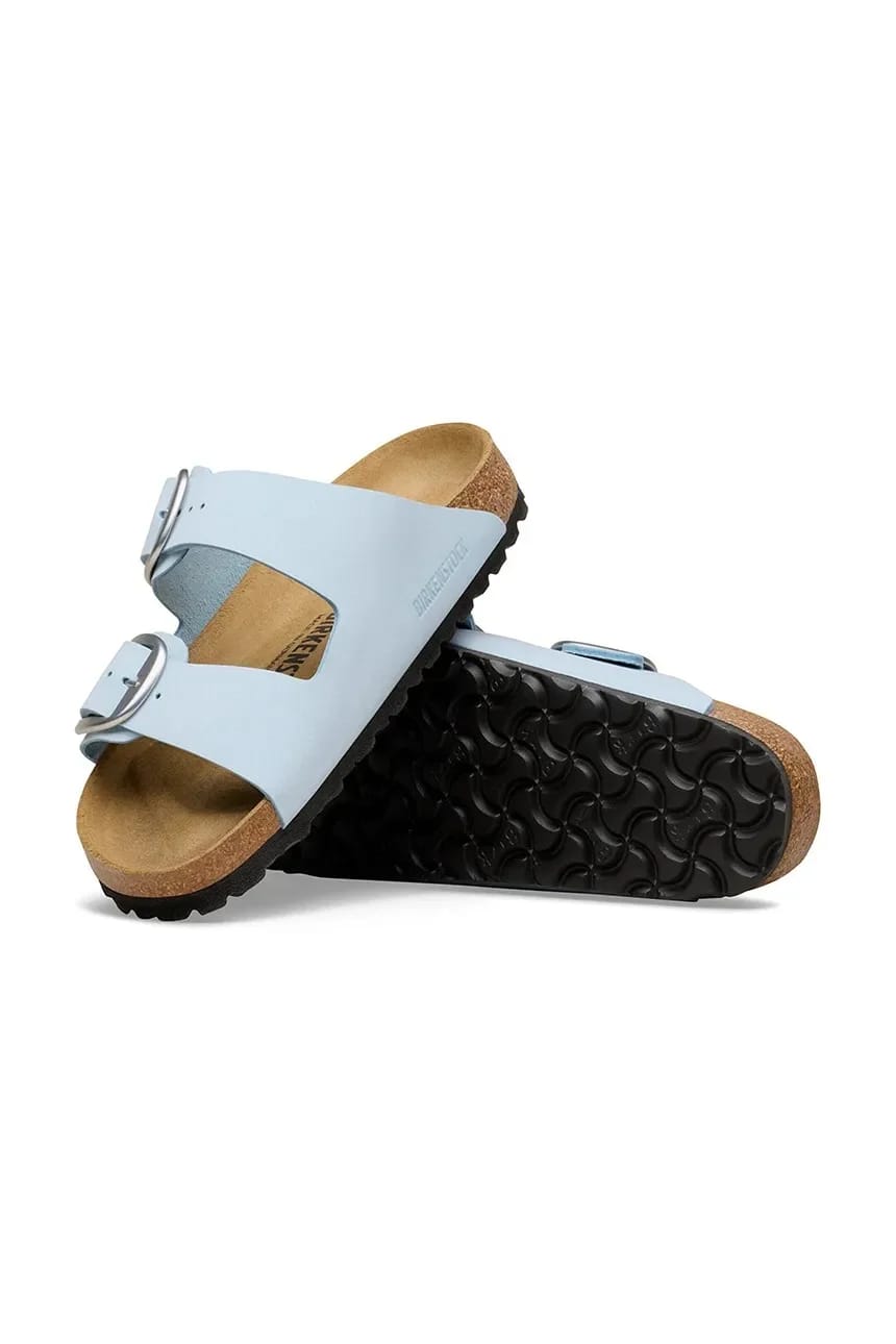 Женские тапочки Arizona Big Buckle из нубука - фото 4