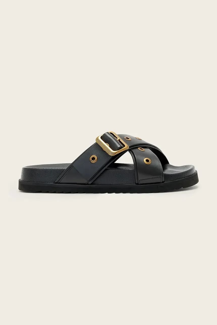 Кожаные шлепанцы Suki Western Sandal