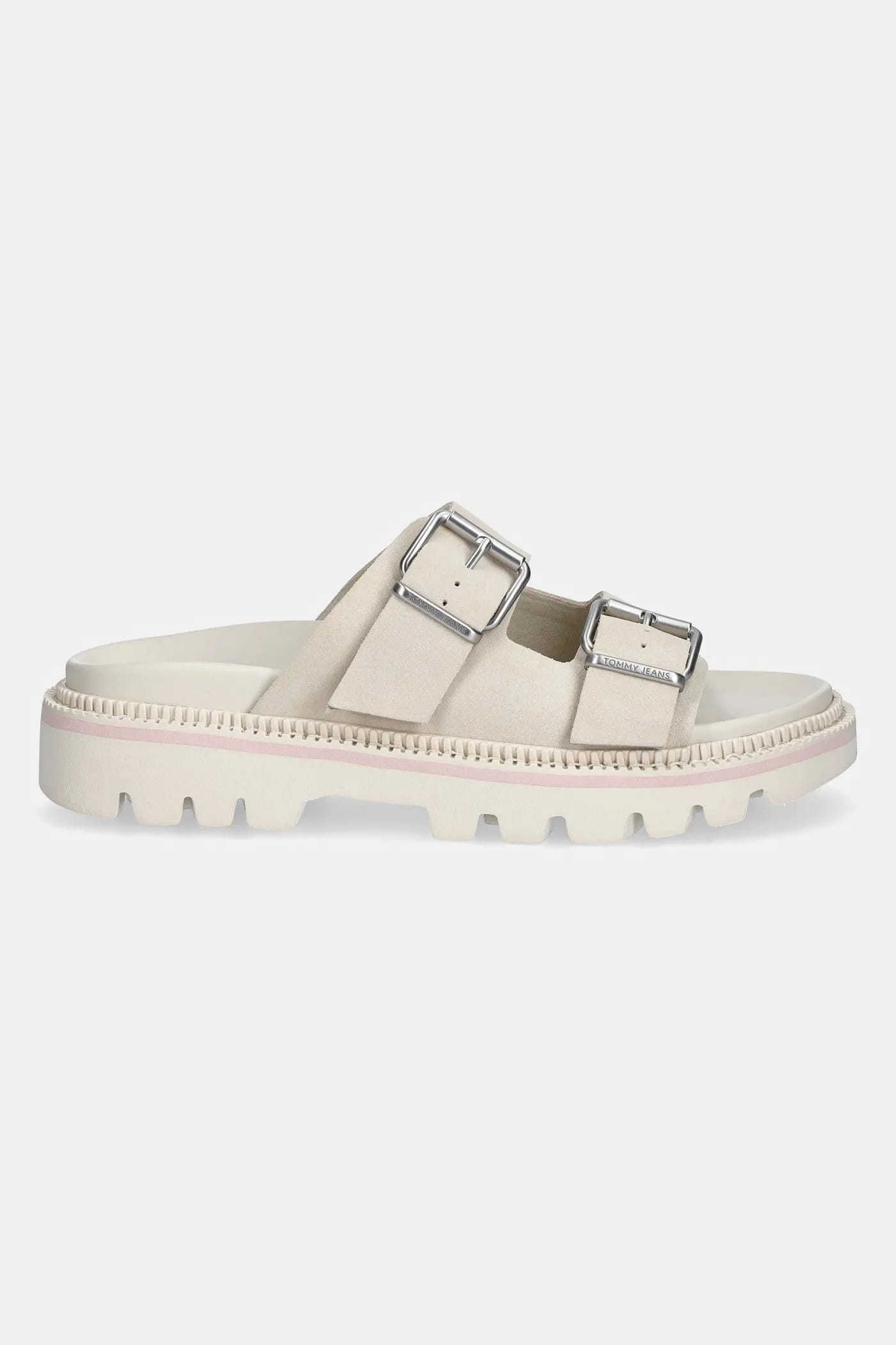 Замшевые тапочки DOUBLE STRAP SANDAL SUEDE - фото 2