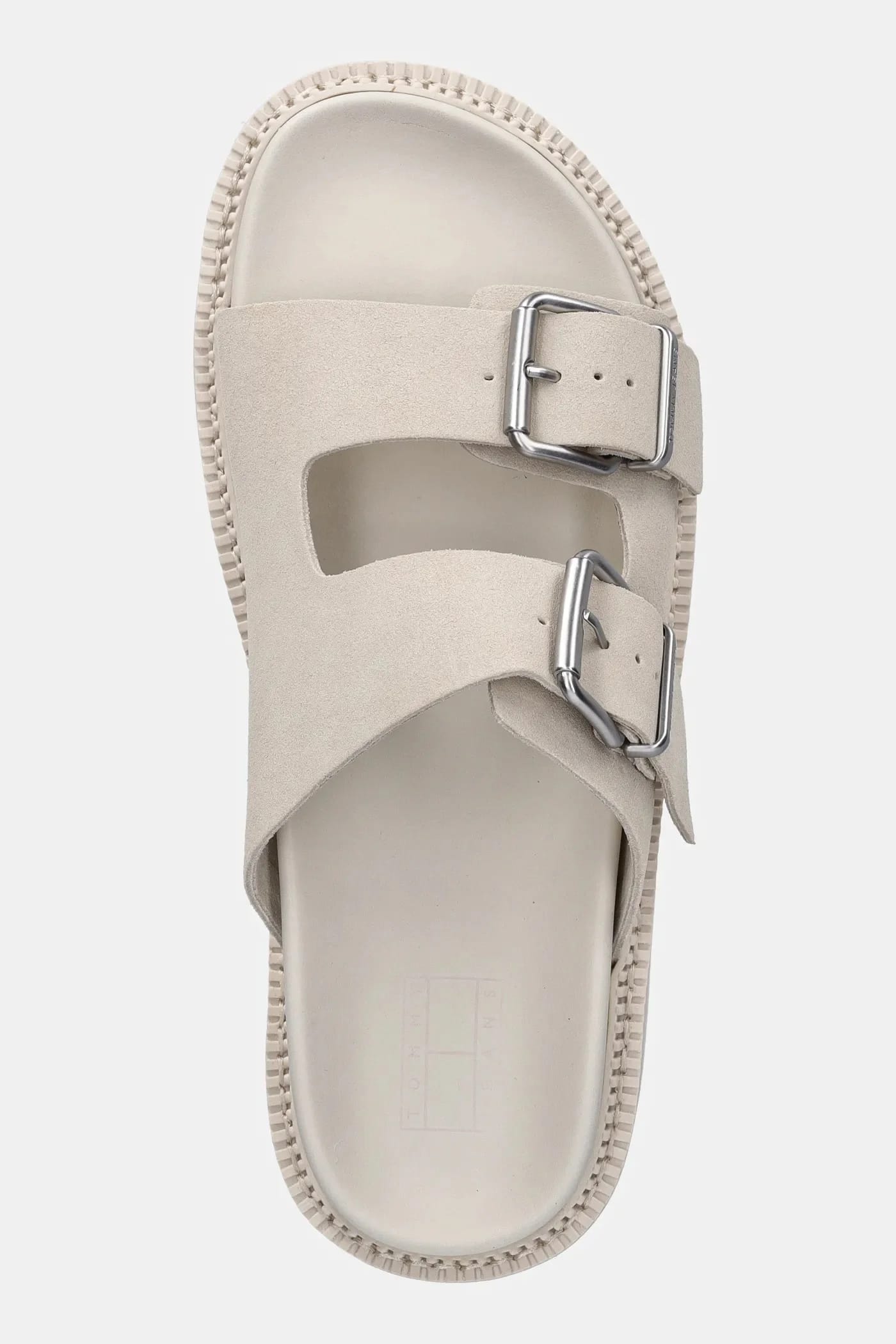 Замшевые тапочки DOUBLE STRAP SANDAL SUEDE - фото 4