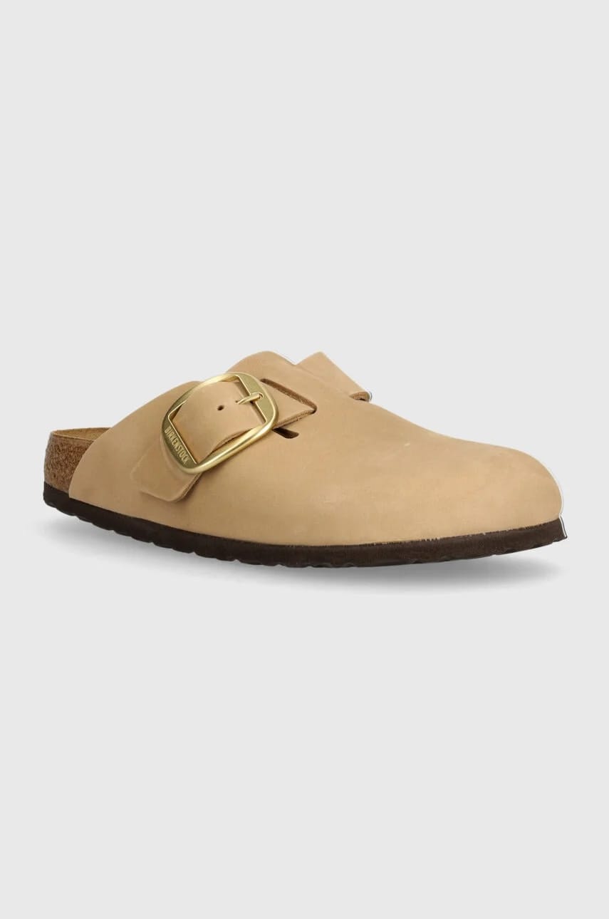 шлепанцы Boston Big Buckle из нубука