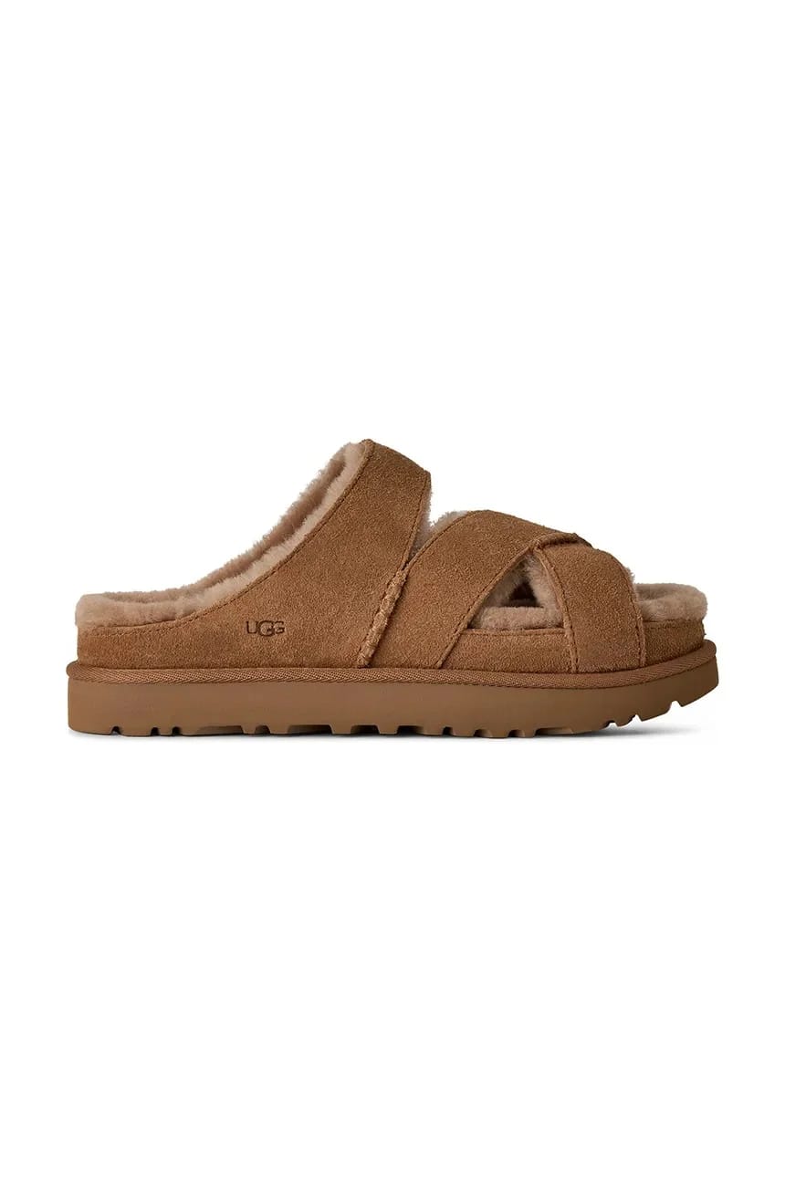 Замшевые тапочки W Greenport Cross Strap Slide
