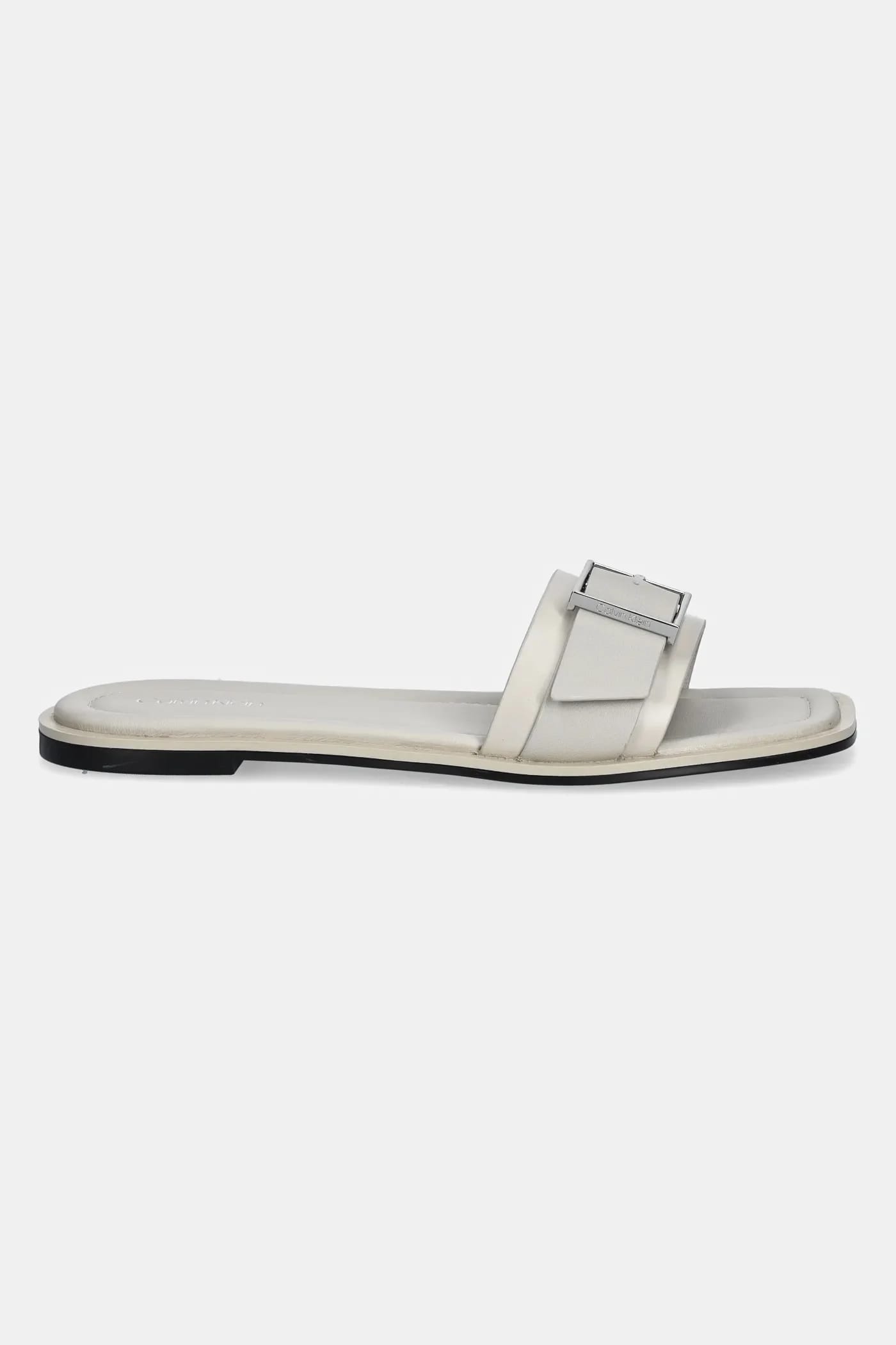 Кожаные шлепанцы FLAT SLIDE W/BUCKLE - LTH - фото 2