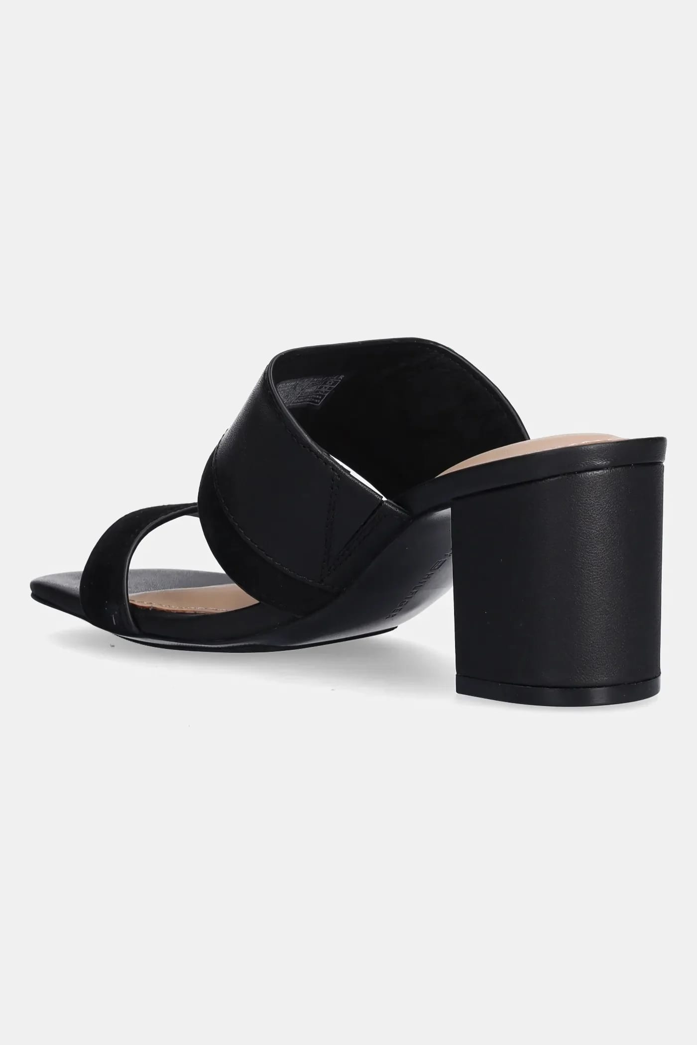 Кожаные шлепанцы MULE ИЗ КОЖИ И ЗАМШИ BLOCK HEEL MULE - фото 3