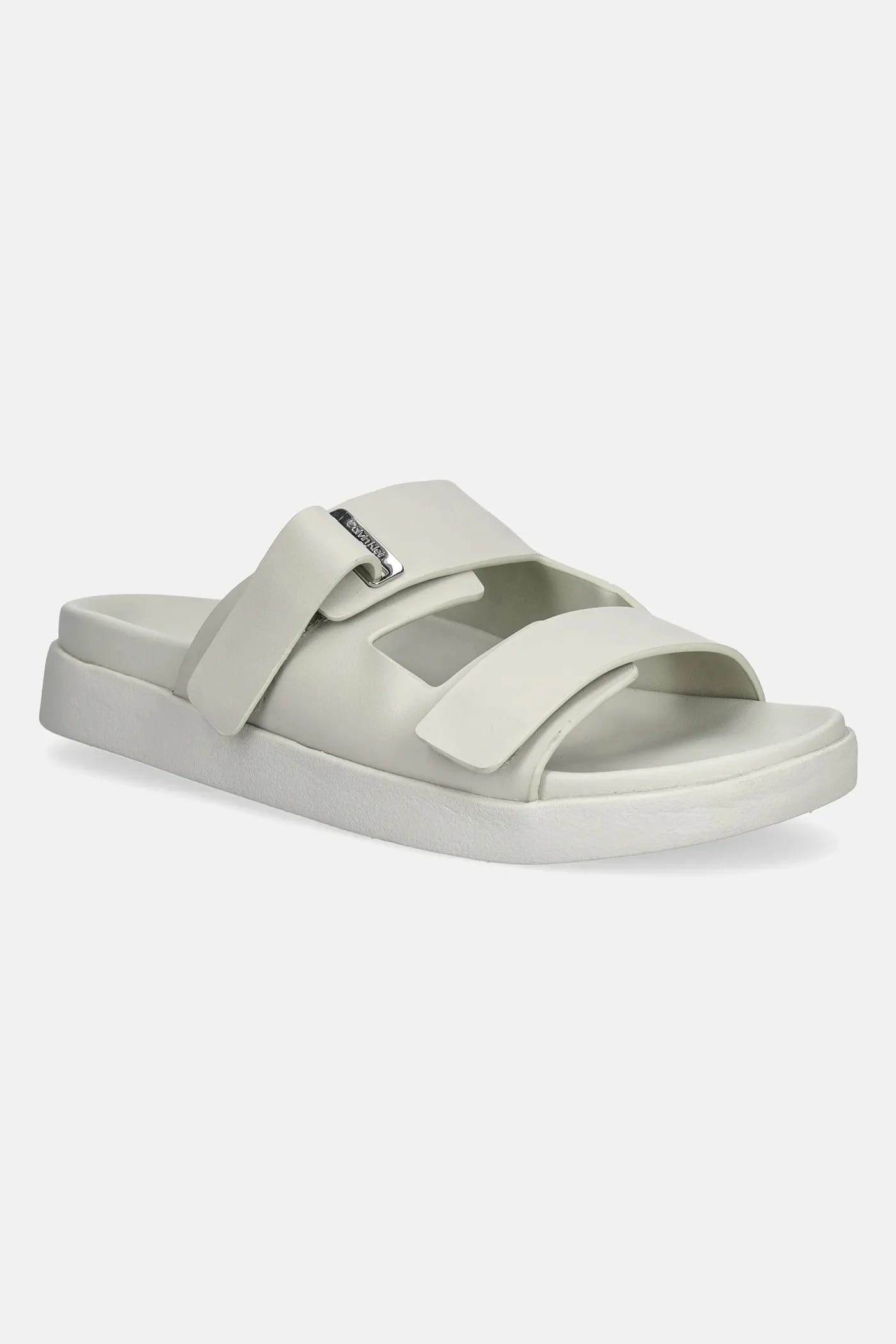 Кожаные шлепанцы FLAT ADJ SLIDE EYELET