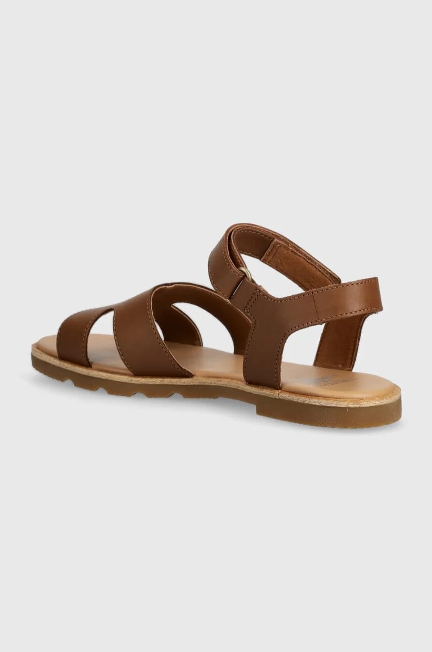 Кожаные сандалии ELLA III ANKLE STRAP - фото 3
