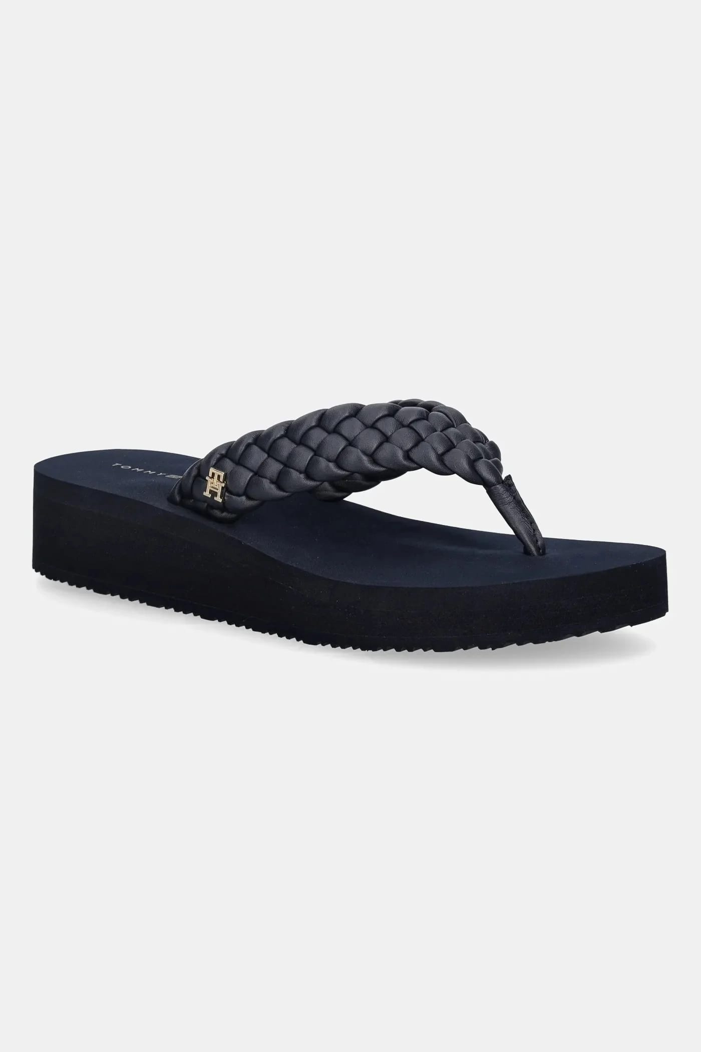 шлепанцы TH WEDGE CORNROW BEACH SANDAL