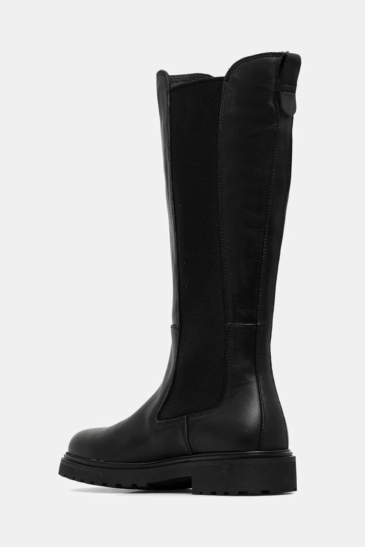 Кожаные ботинки TH LTHR CLEATED LONG BOOT - фото 3