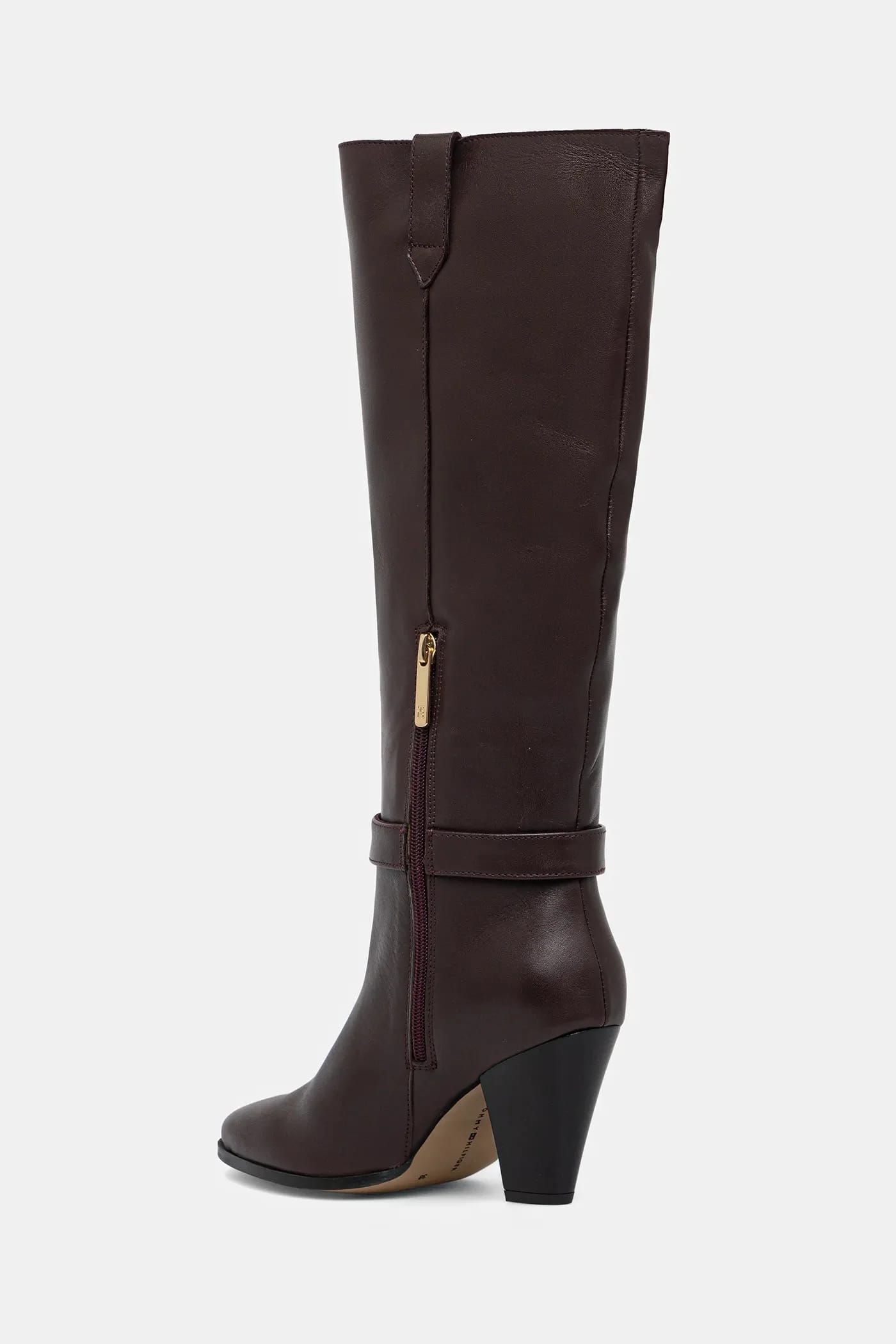 Кожаные ботинки TH T-STRAP LTHR POINTY LONG BOOT - фото 3