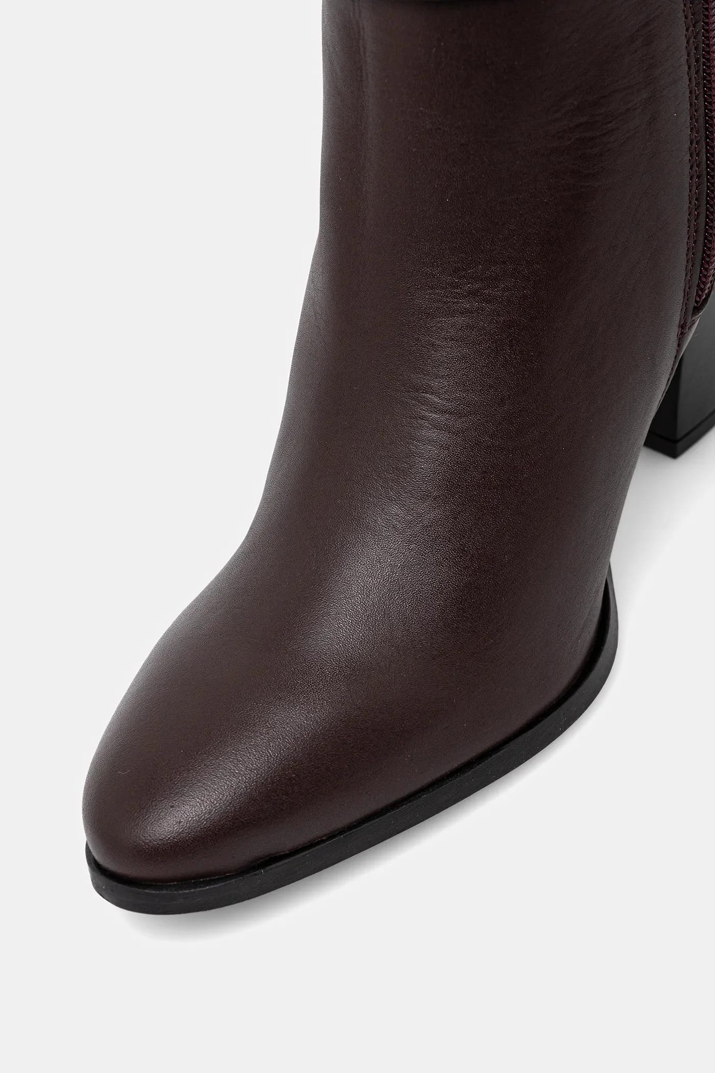Кожаные ботинки TH T-STRAP LTHR POINTY LONG BOOT - фото 4