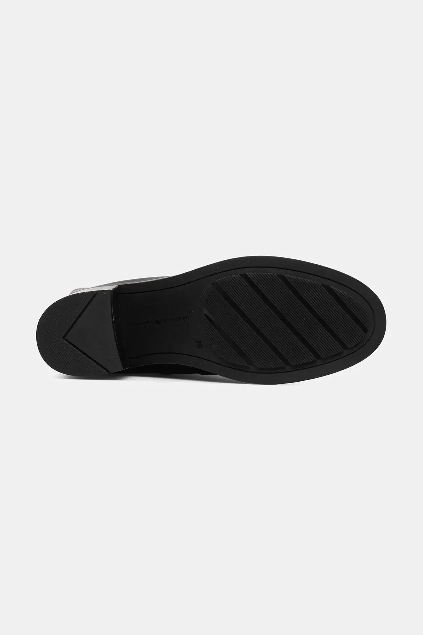 Кожаные ботинки RIDING LTHR LONG BOOT BLOC HEEL - фото 5