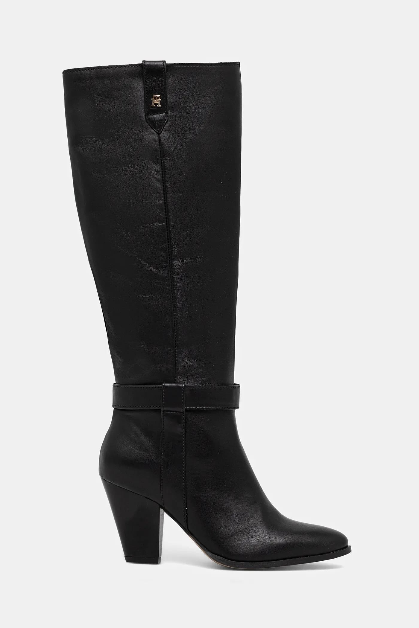 Кожаные ботинки TH T-STRAP LTHR POINTY LONG BOOT - фото 2
